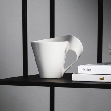 Villeroy & Boch Tasse NewWave Kaffeetasse, 200 ml, 6 Stück, weiß, Porzellan