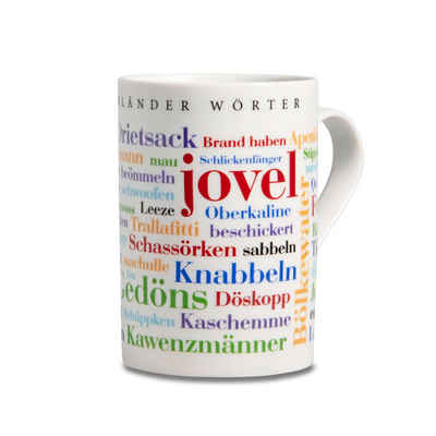 Deine Wörter Tasse Kaffeebecher Münsterländer Wörter, Porzellan