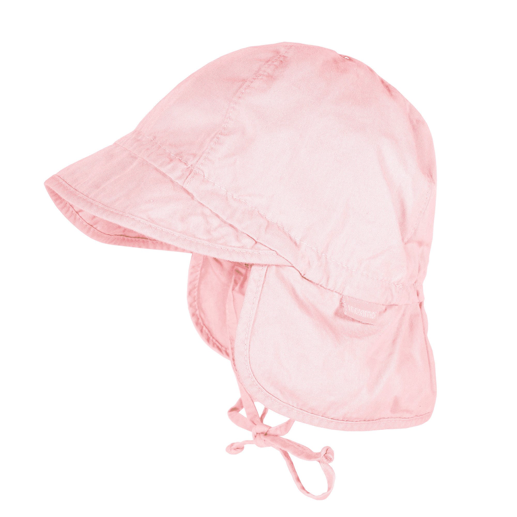 MAXIMO Schirmmütze GOTS BABY-Schildmütze, Nackenschutz, Bindeband, Waschoptik, UV (1-St)