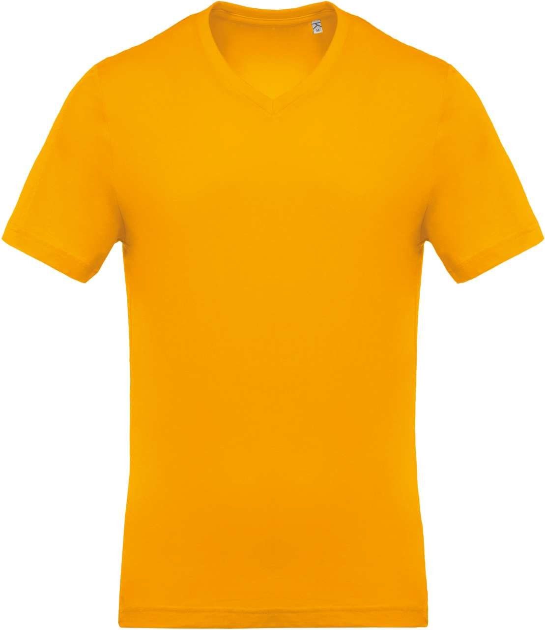 Kariban V-Shirt Kariban Herren T-Shirt Kurzarm V-Ausschnitt V-Neck Sommer Shirt