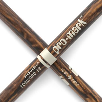 Promark Sticks Drumsticks (Classic 5B FireGrain TX5BW-FG), Classic 5B FireGrain TX5BW-FG - Drumsticks