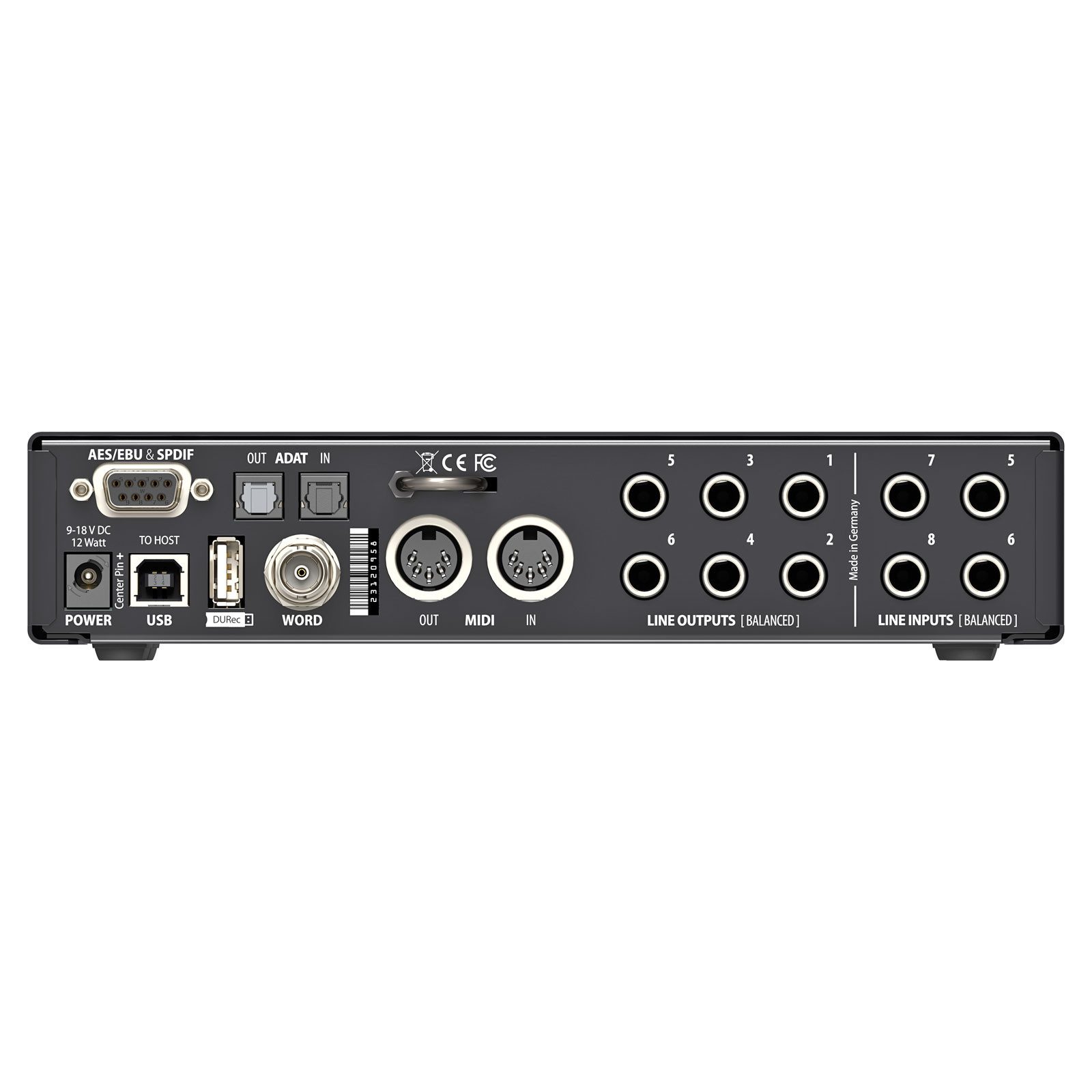 RME Audio RME Fireface UCX II Interface Digitales Aufnahmegerät (USB AudioInterface)
