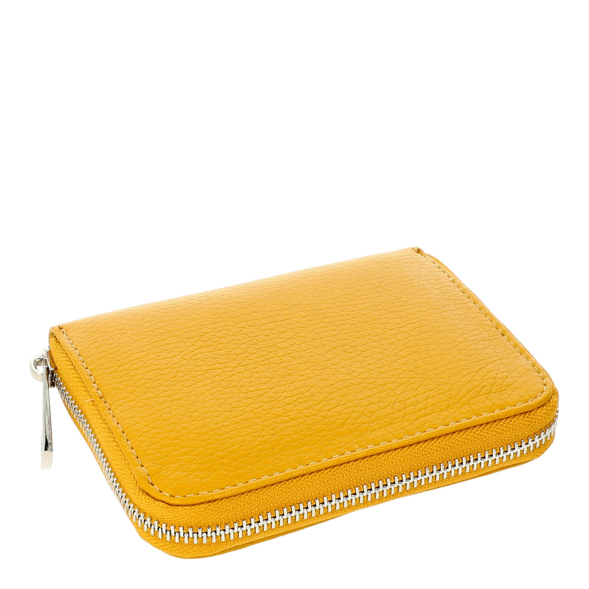 Botego Geldbörse Geldbörse Damen Leder mit Reißverschluss, Leder Portemonnaie Damen