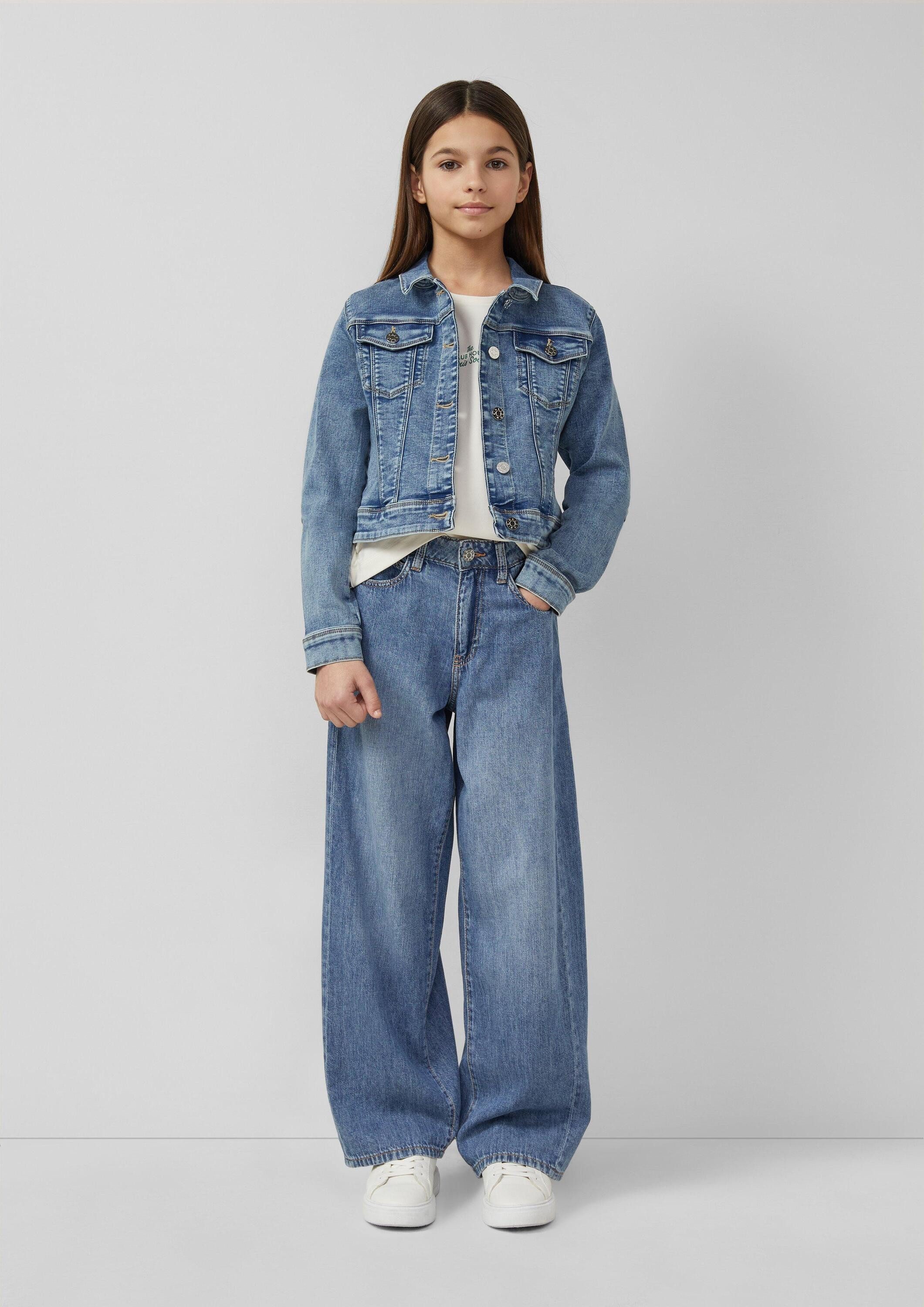 s.Oliver Funktionsjacke Indoor-Jacke Jeansjacke im Regular Fit