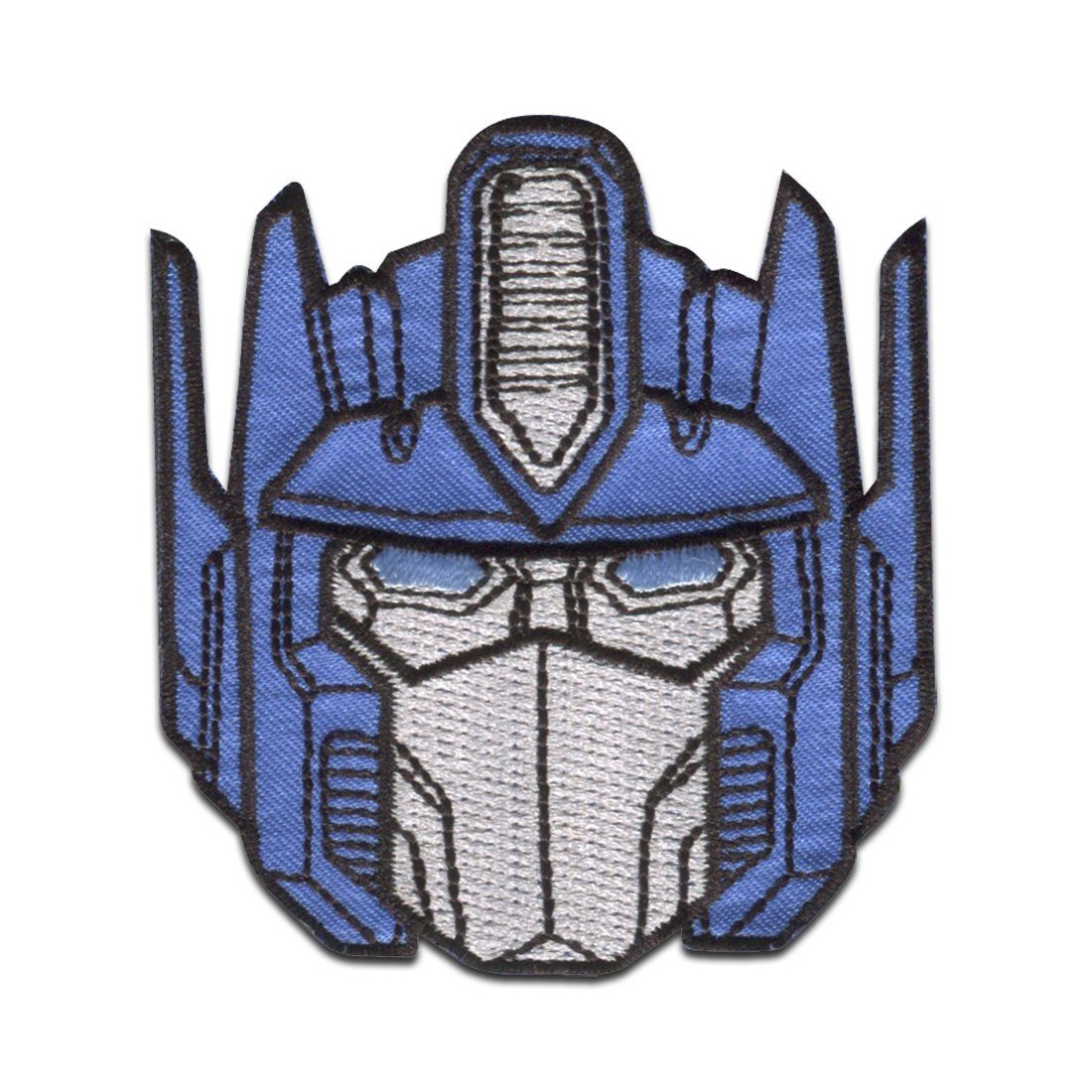 Transformers Aufnäher Bügelbild, Aufbügler, Applikationen, Patches,  Flicken, zum aufbügeln, Polyester, Transformers Optimus Prime Kopf - Größe:  6 x 6,5 cm