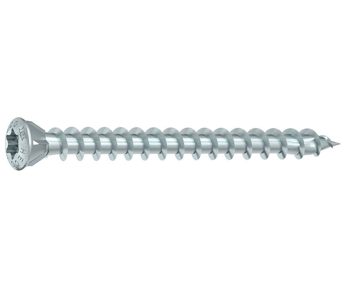 HECO Schrauben Terrassenschraube TOPIX-plus Dielenschraube, Linsensenkkopf, TX10, variables Vollgewinde, (200 St)
