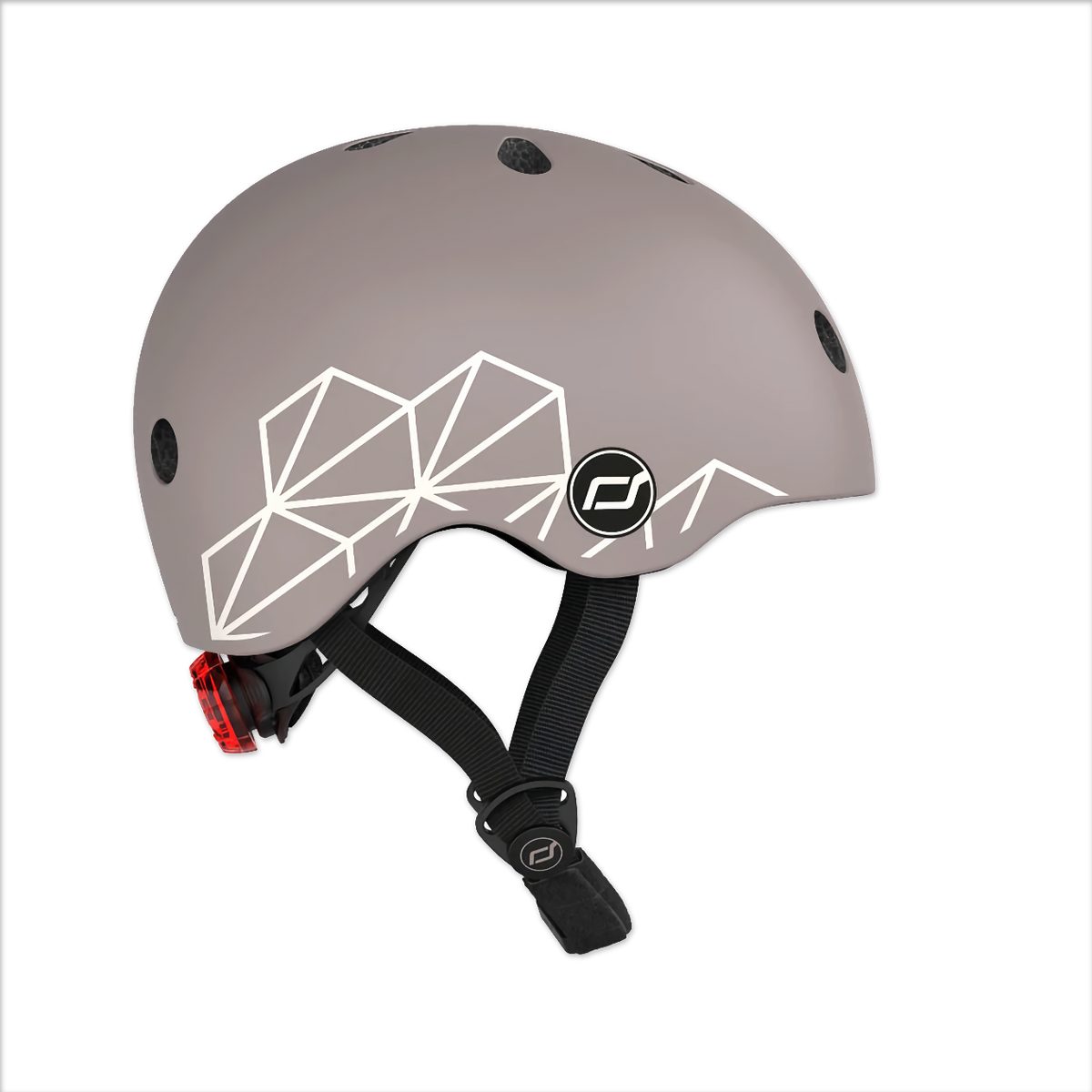 Scoot and Ride Kinderhelm Highwaykick Helmet XXS-S Graphic - Sicherheitshelm für Kinder, LED Rücklicht