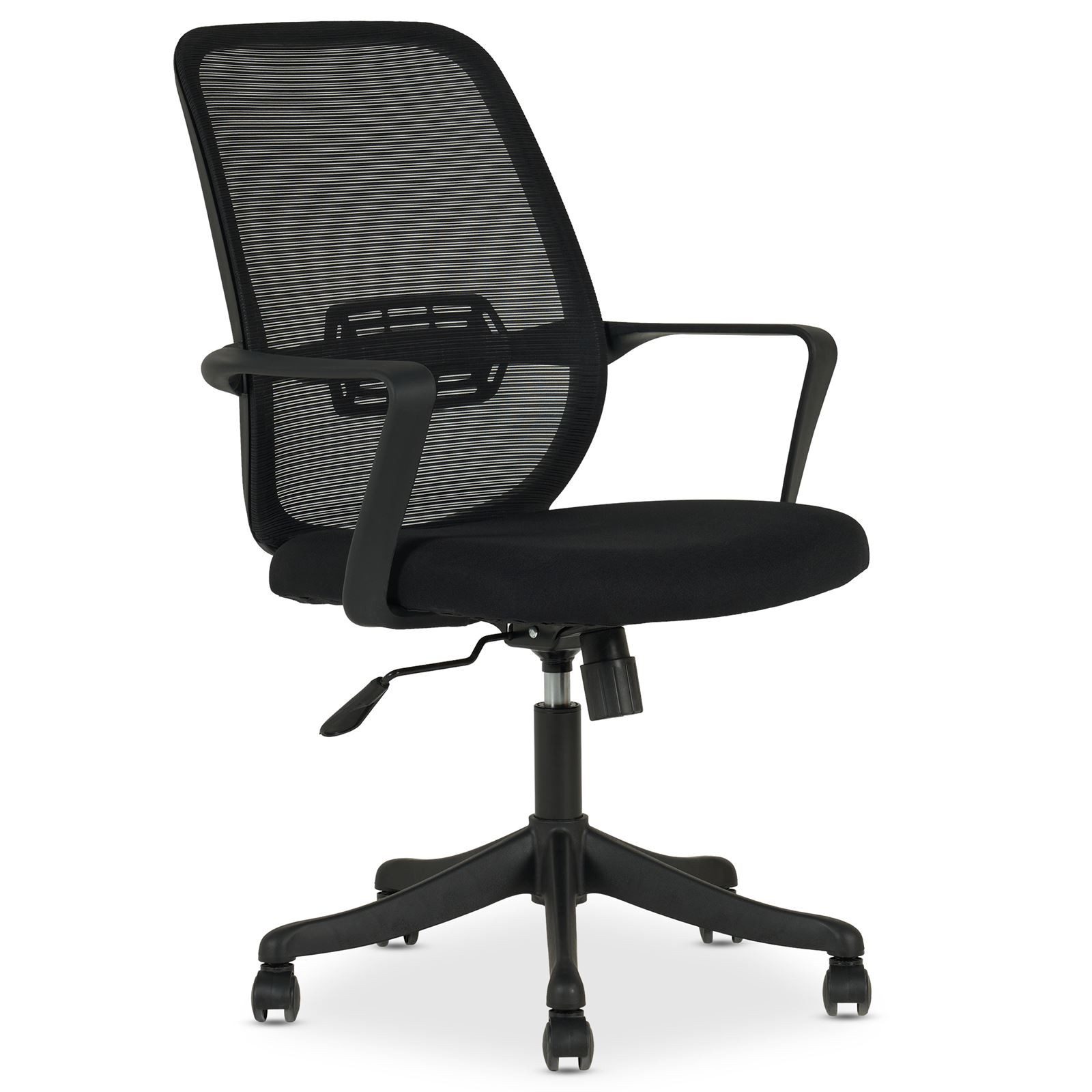 IDIMEX Drehstuhl MOLLIS, Ergonomischer Bürodrehstuhl mit Armlehnen & Mesh B günstig online kaufen