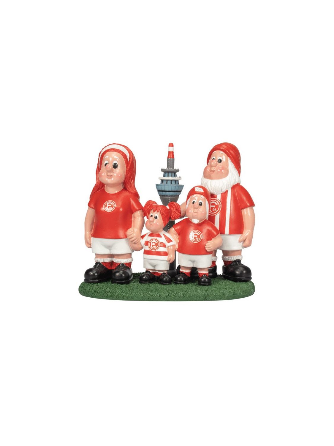Fortuna Düsseldorf Dekofigur Fortuna Düsseldorf Gartenzwerg "Familie"