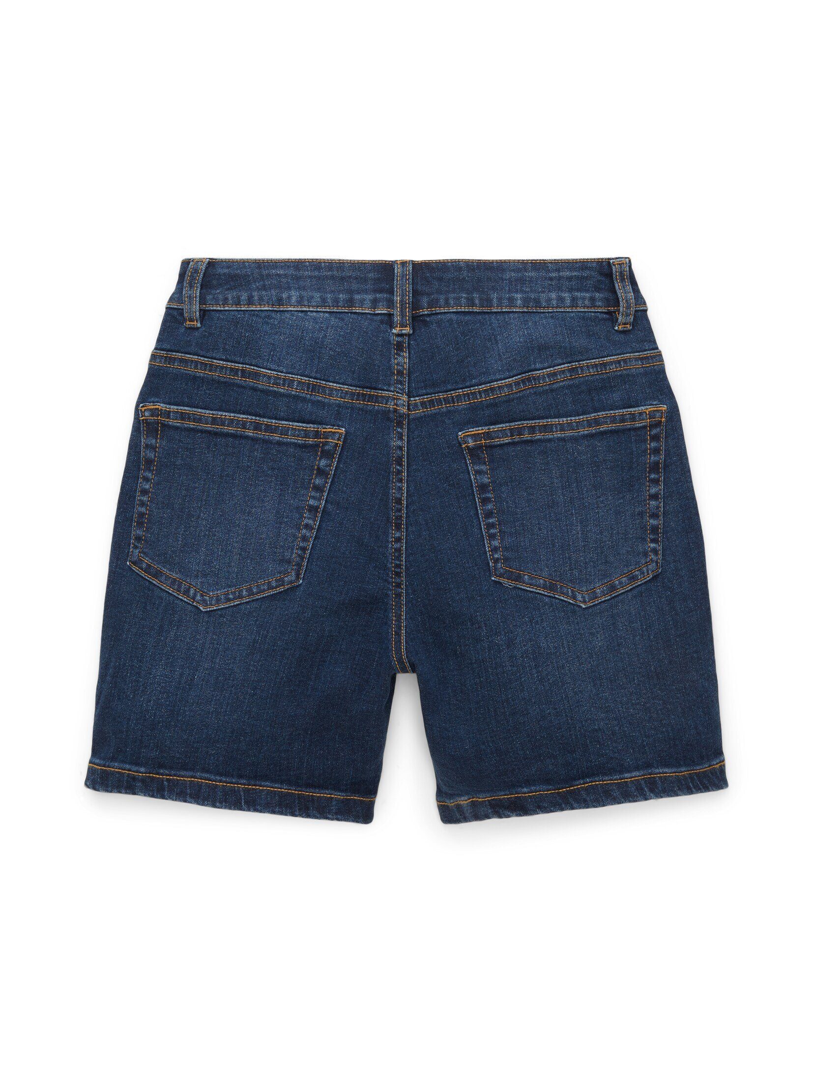 TOM TAILOR Jeansshorts Blue Stone Bermuda Used Denim Jeansshorts Mid