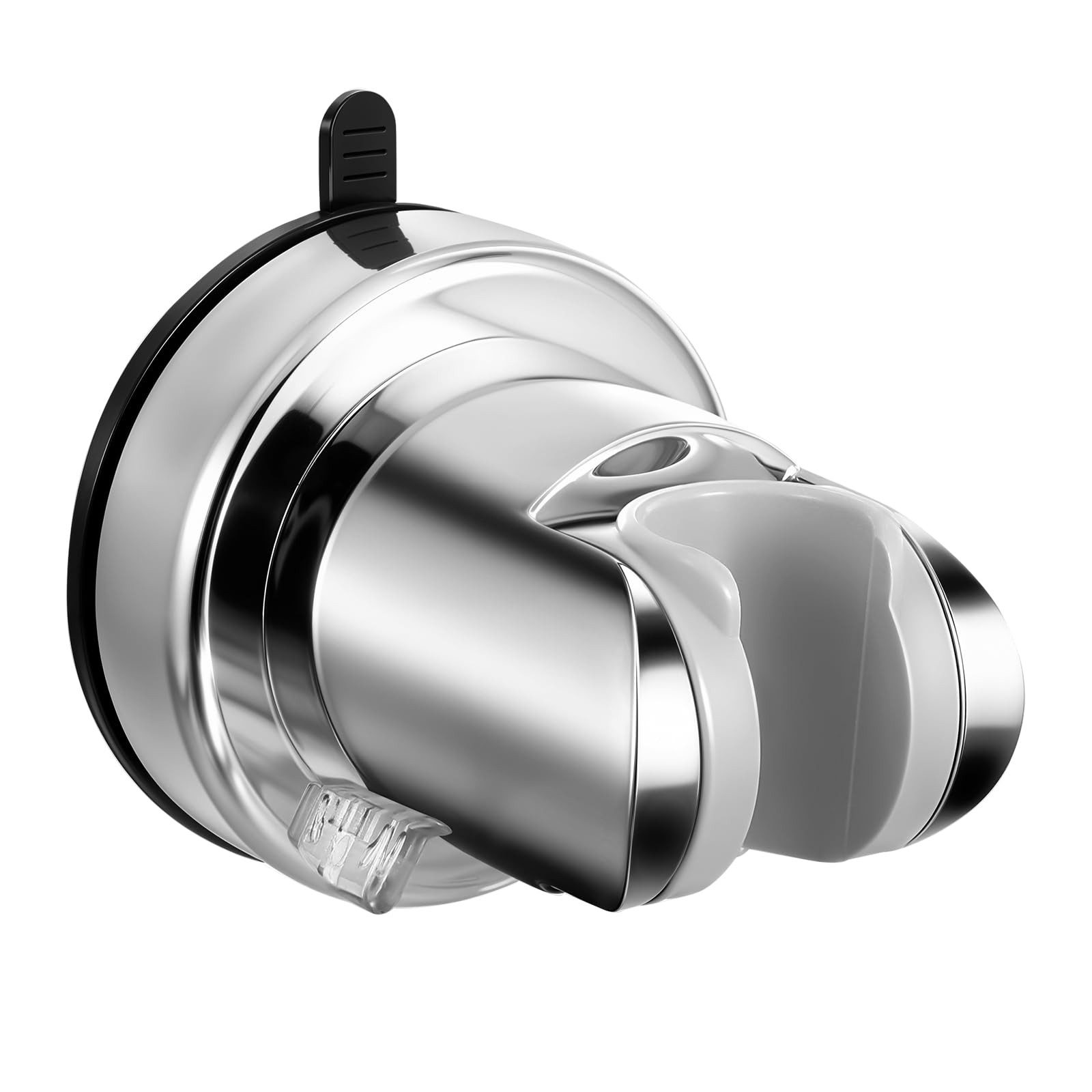 FOUORTUNATE-BEE Brausegarnitur Duschkopfhalter mit Saugnapf verstellbar ohne Bohren universal, Für Bad Dusche Fliesen Glas Wohnmobil 360 Grad Halterung