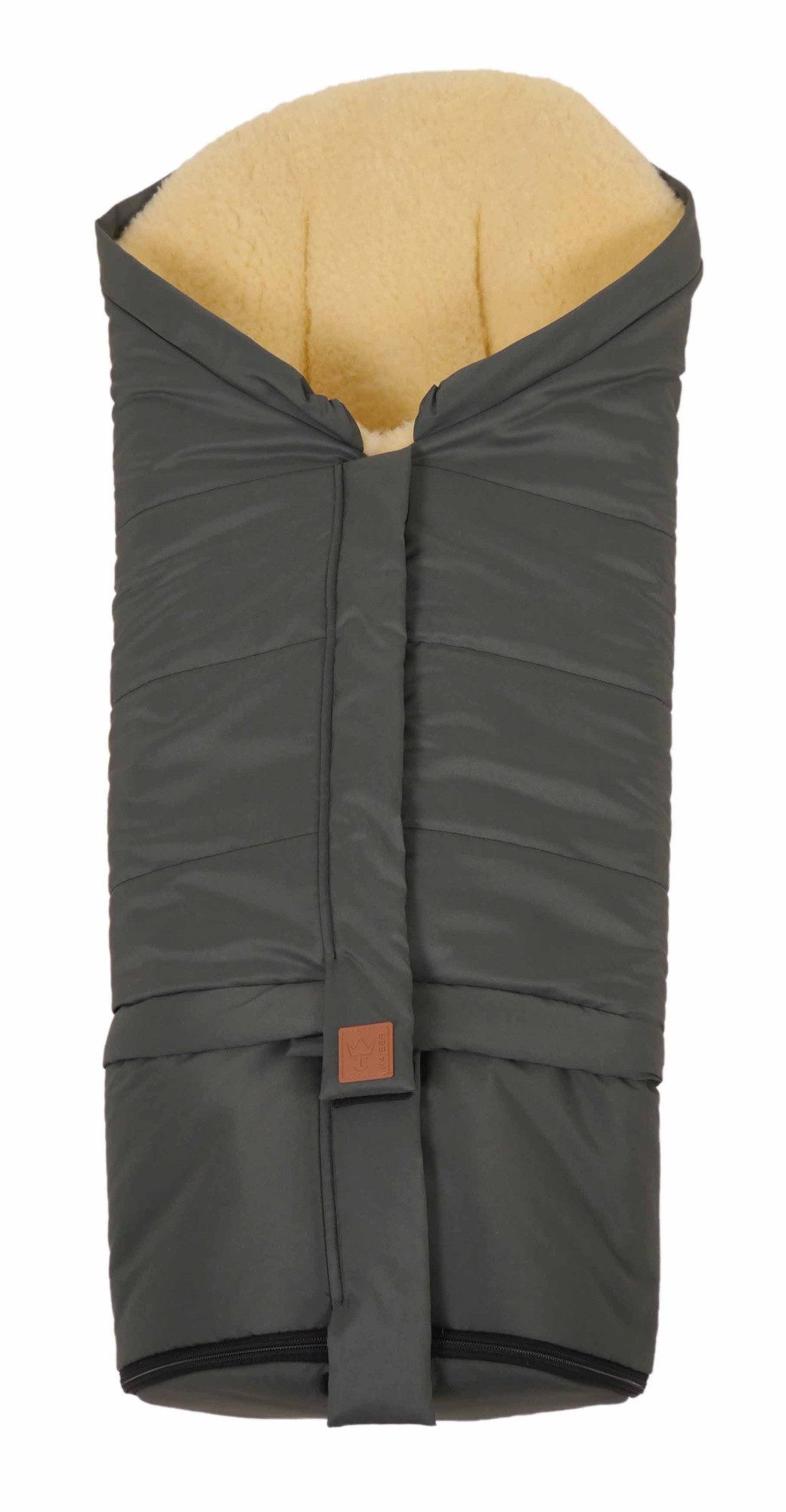 Fußsack Jona 2in1 Lammfell Kinderwagen Fußsack