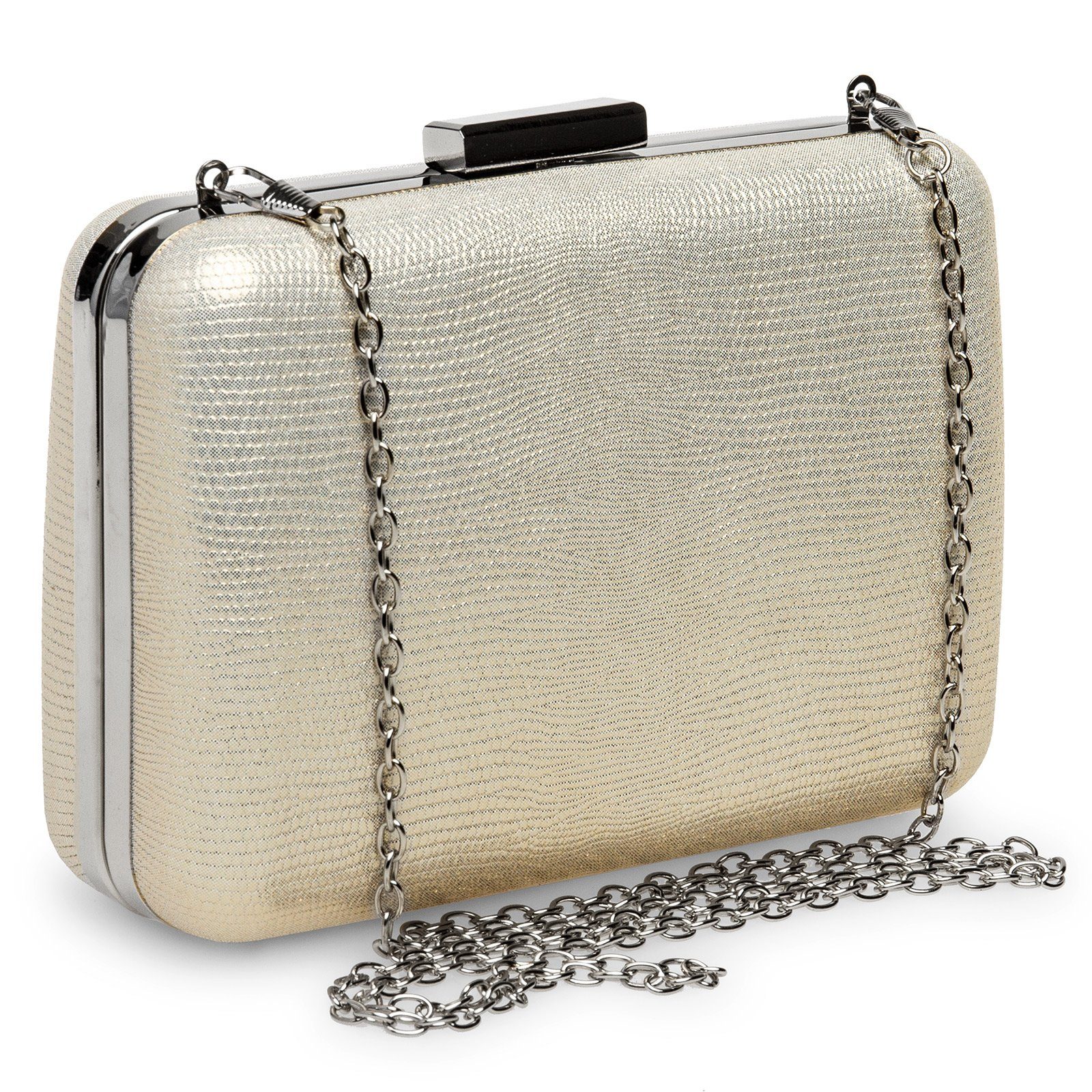 Caspar Clutch TA529 elegante Damen Snake günstig online kaufen