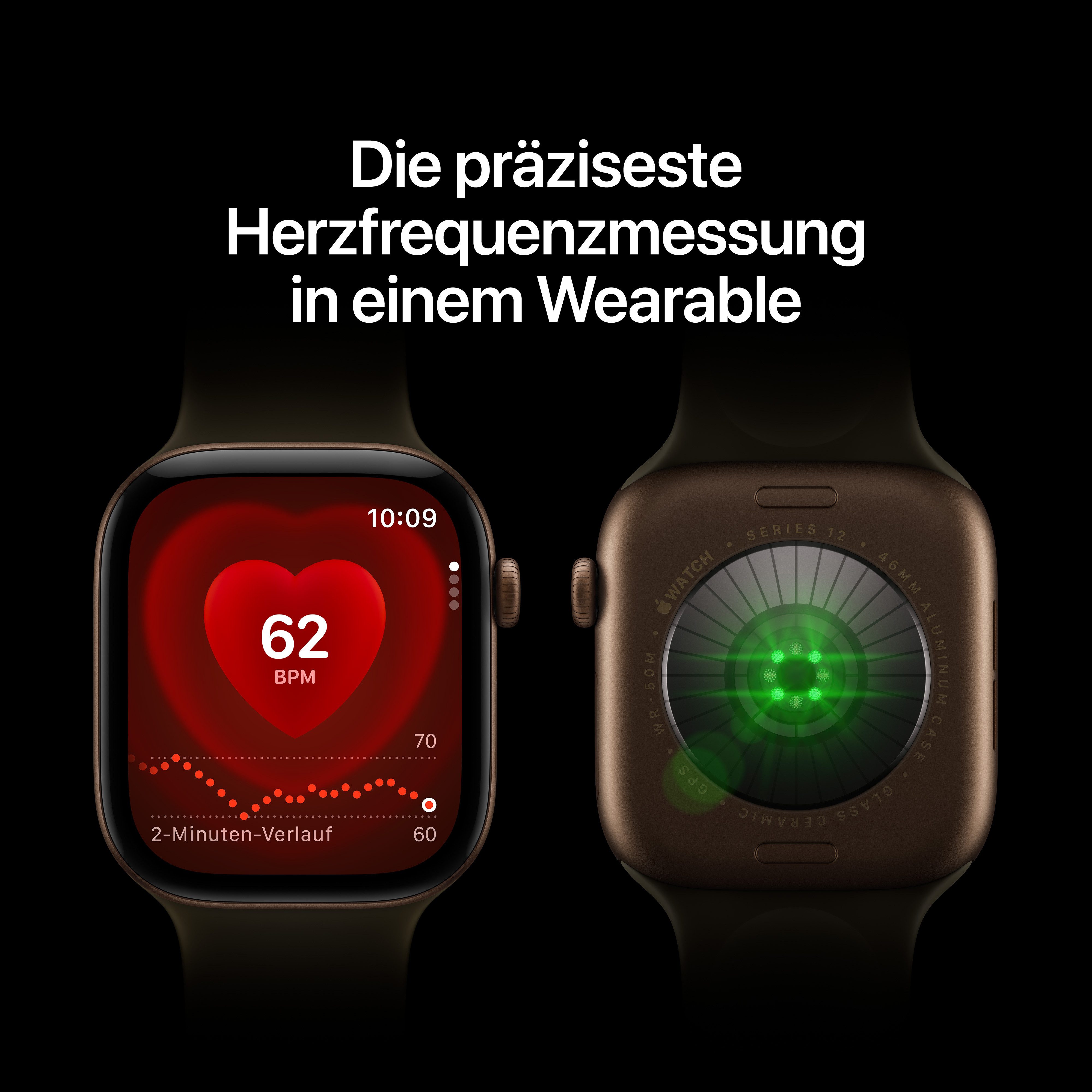 Apple Watch Series 12 Aluminium Smartwatch (4,2 cm/1,65 Zoll, Watch OS) – Bild 3 von 5