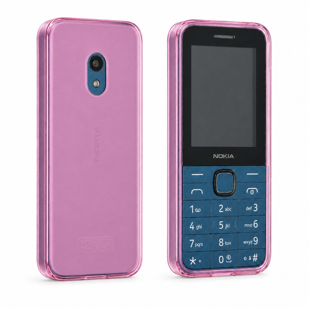 caseroxx Handyhülle TPU-Hülle für Nokia 225 4G (2024) Gerätabhängig 5,0 - 7,0 Zoll, dünn und flexibel