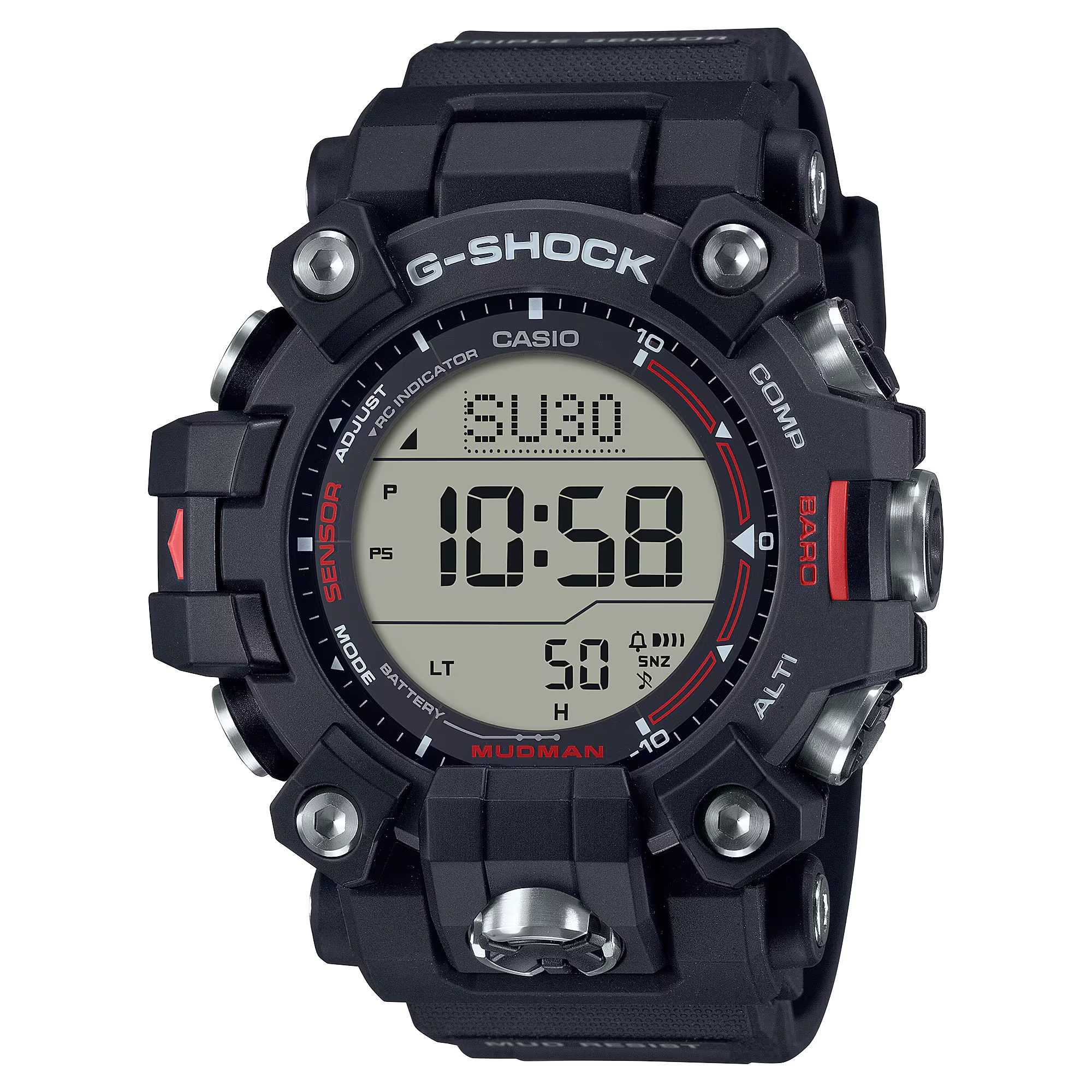 CASIO G-SHOCK Funk-Multifunktionsuhr Herrenuhr G-Shock MASTER OF G MUDMAN