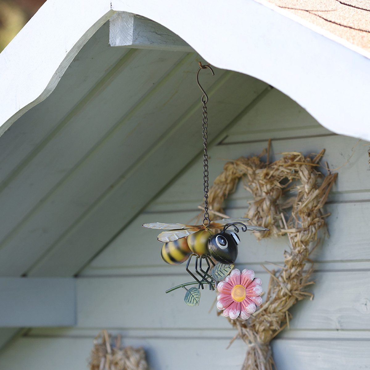 Viana Gartenfigur Biene Metall Gartendeko Handbemalt günstig online kaufen
