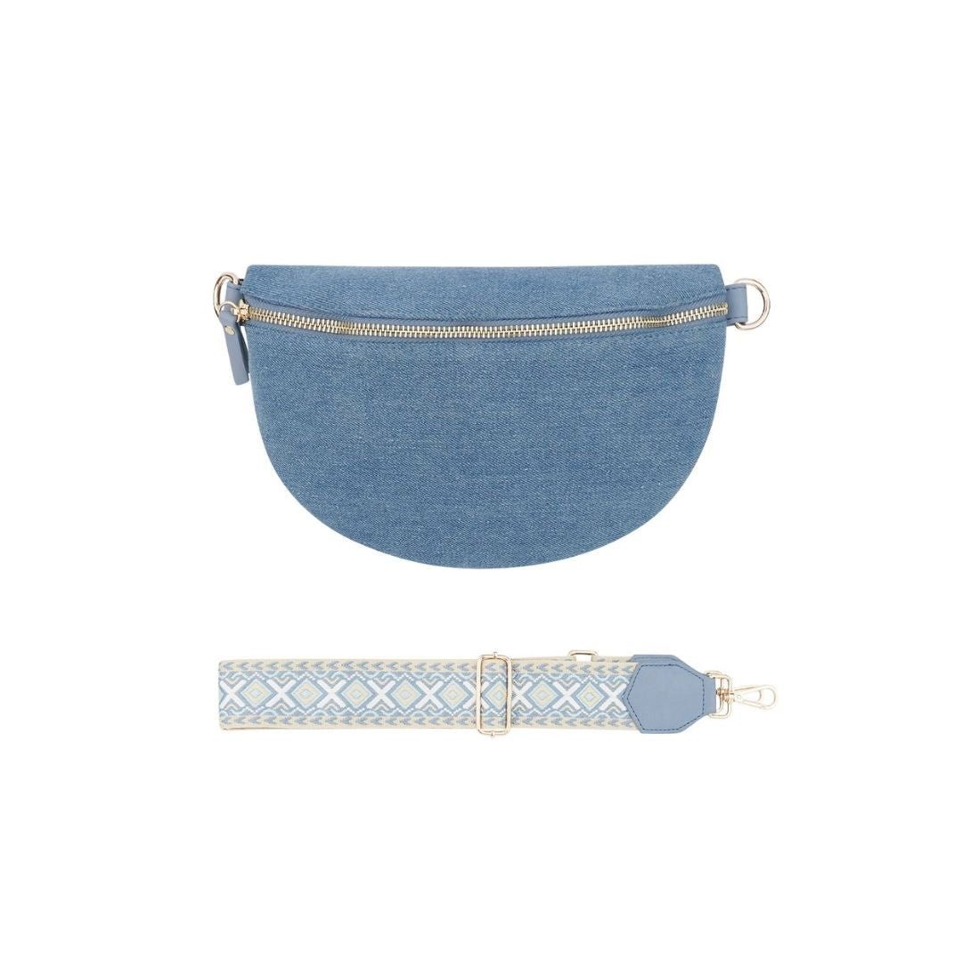 Umhängetasche Damen Schultertasche 'Jeans Look'
