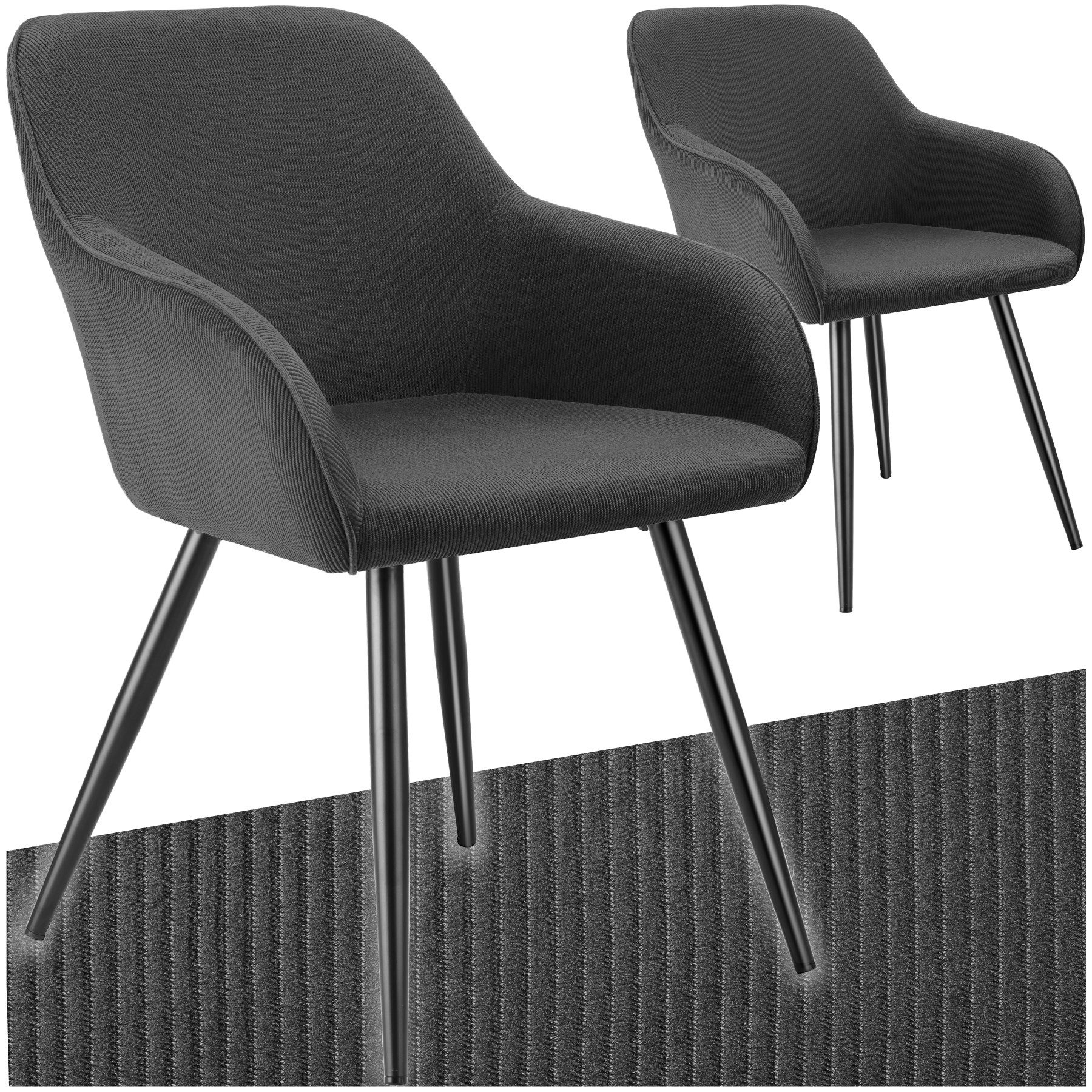 tectake Esszimmerstuhl Marilyn (Set, 2 St), günstig online kaufen