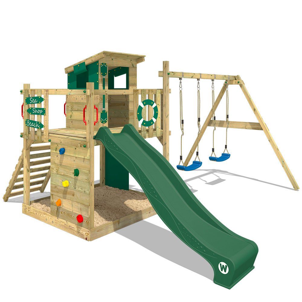 Wickey Spielturm »Klettergerüst Smart Camp mit Schaukel & Rutsche