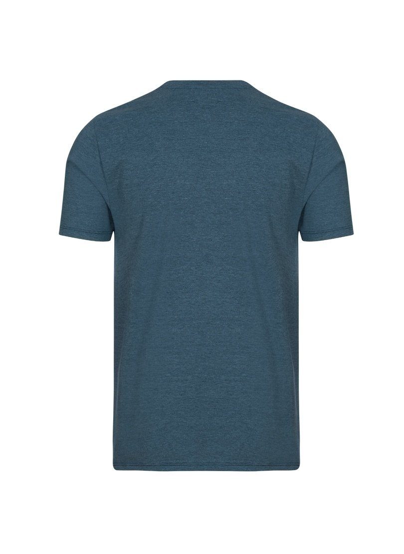 TRIGEMA DELUXE Trigema T-Shirt jeans-melange T-Shirt Baumwolle