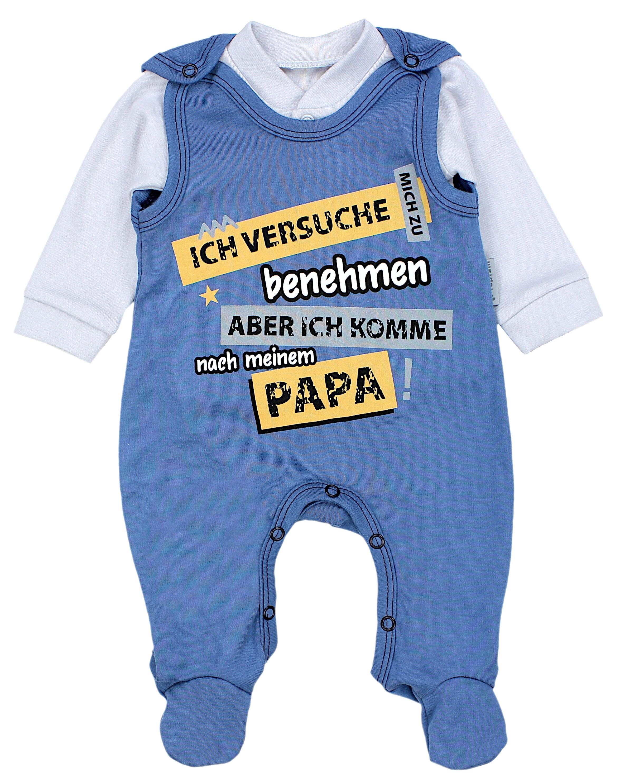 TupTam Повзунки TupTam Unisex Baby Повзунки Set Spruch Mamas & Papas Schatz