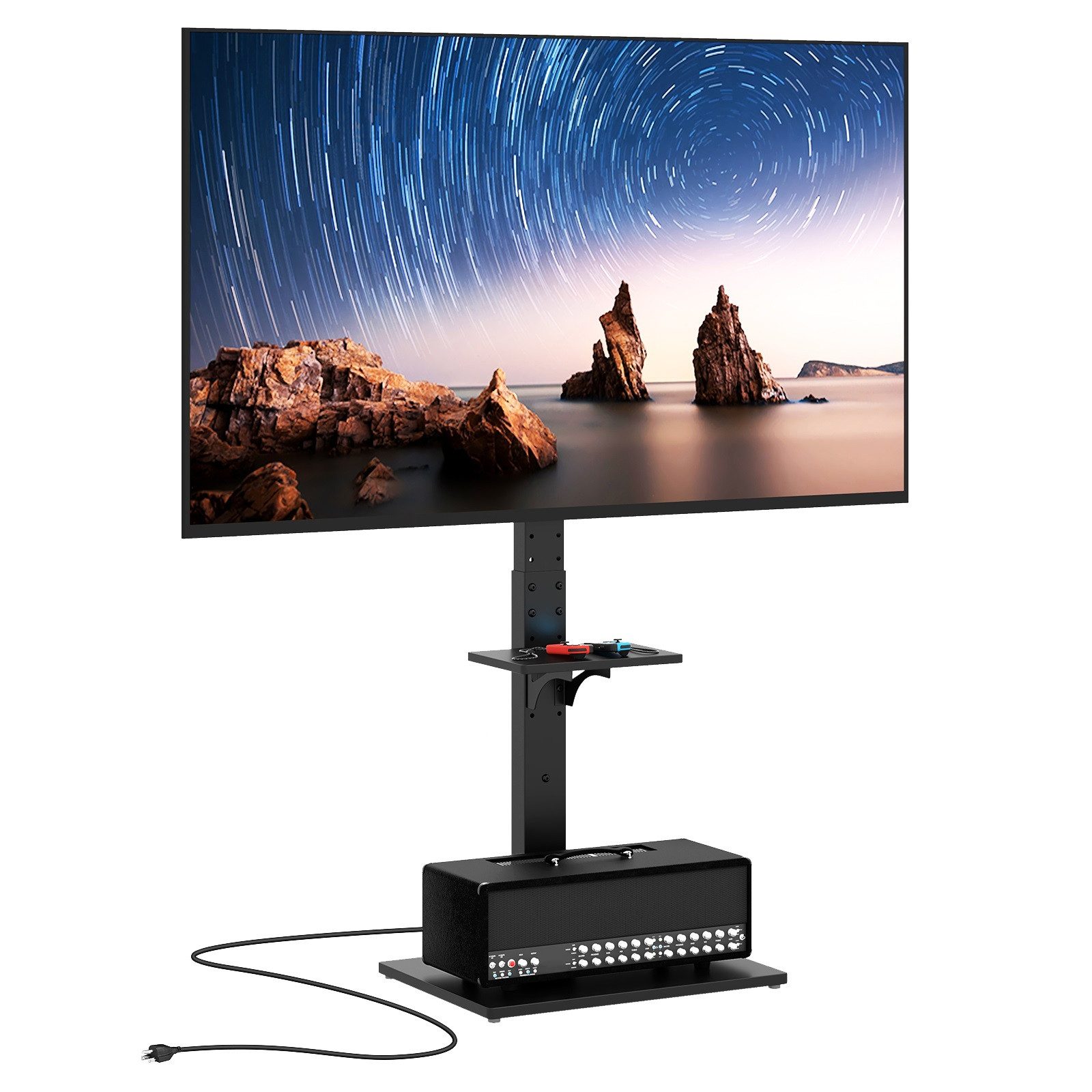 COSTWAY TV-Ständer, (bis 70 Zoll, Max. VESA 600x400mm, höhenverstellbar)