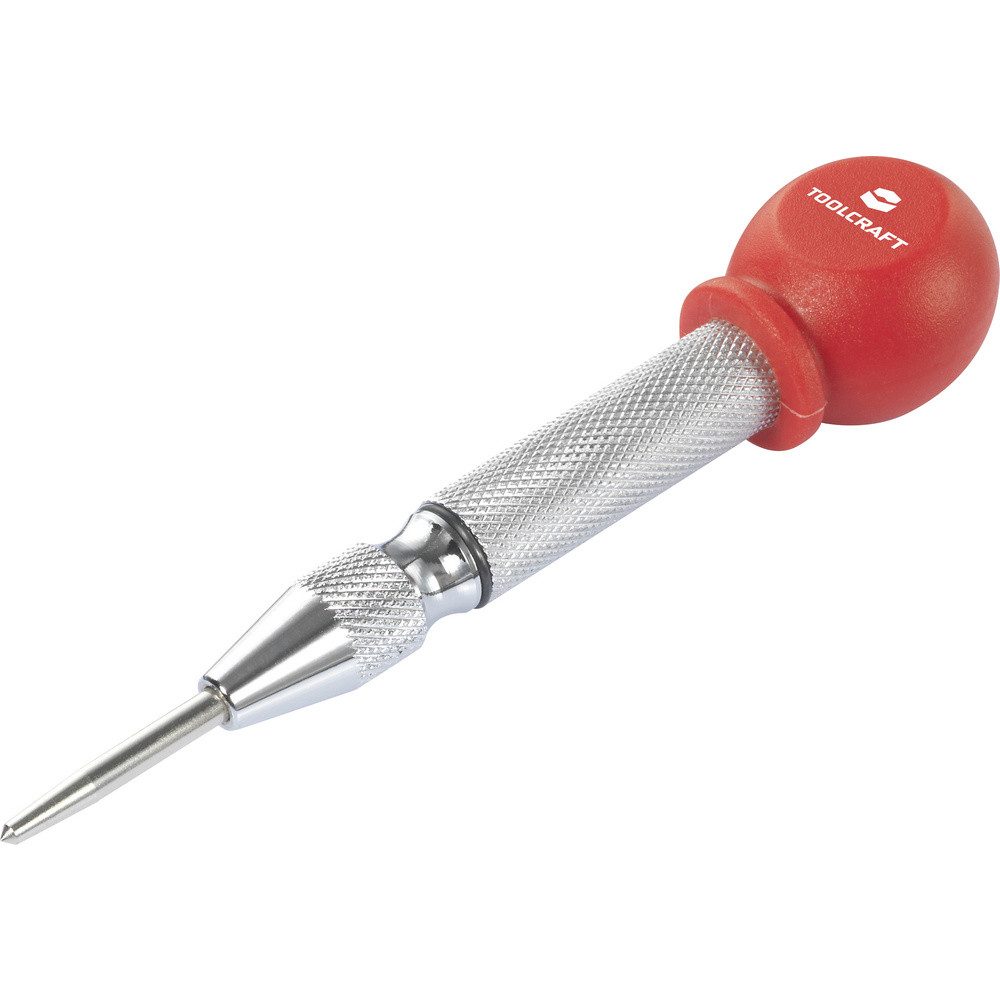 TOOLCRAFT Montagewerkzeug Automatik-Körner mit Spitze TOOLCRAFT TO-10179732 (x L) 1.6 cm x 12., L: 12.70 cm