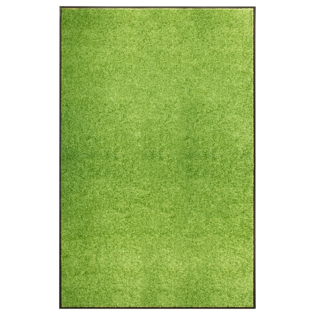 vidaXL Fußmatte Fußmatte Waschbar Grün 120x180 cm, Rechteckig, Höhe: 0.9 mm