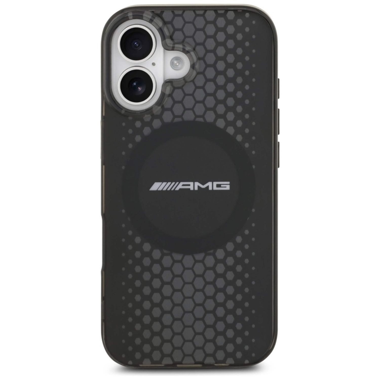 Mercedes Smartphone-Hülle AMG Apple Double Layer Transparent Graphics MagSafe iPhone 17 Schwarz