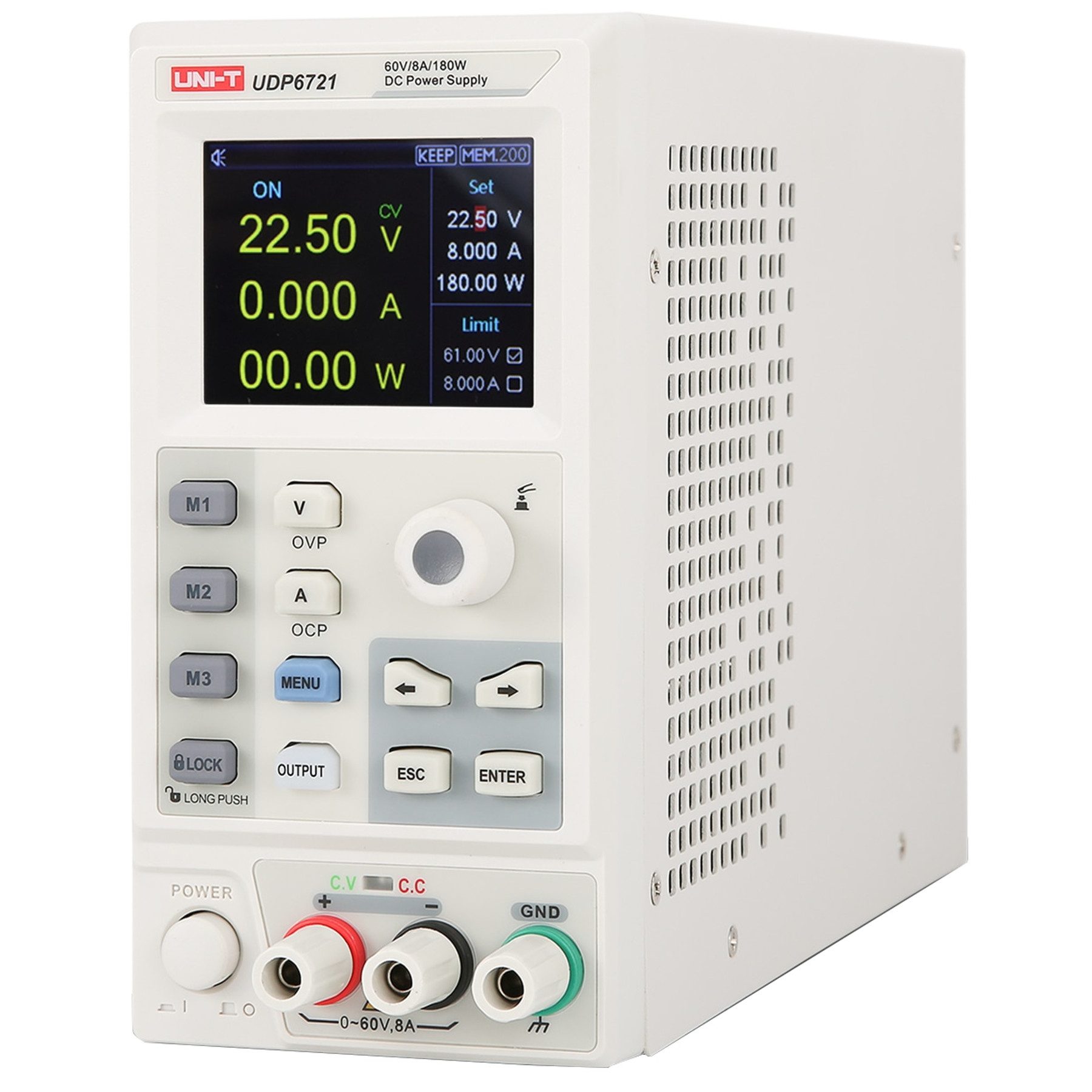 UNI-T UNI-T Labornetzgerät UDP6720, 1-Kanal, programmierbar, 180 W Labor-Netzteil