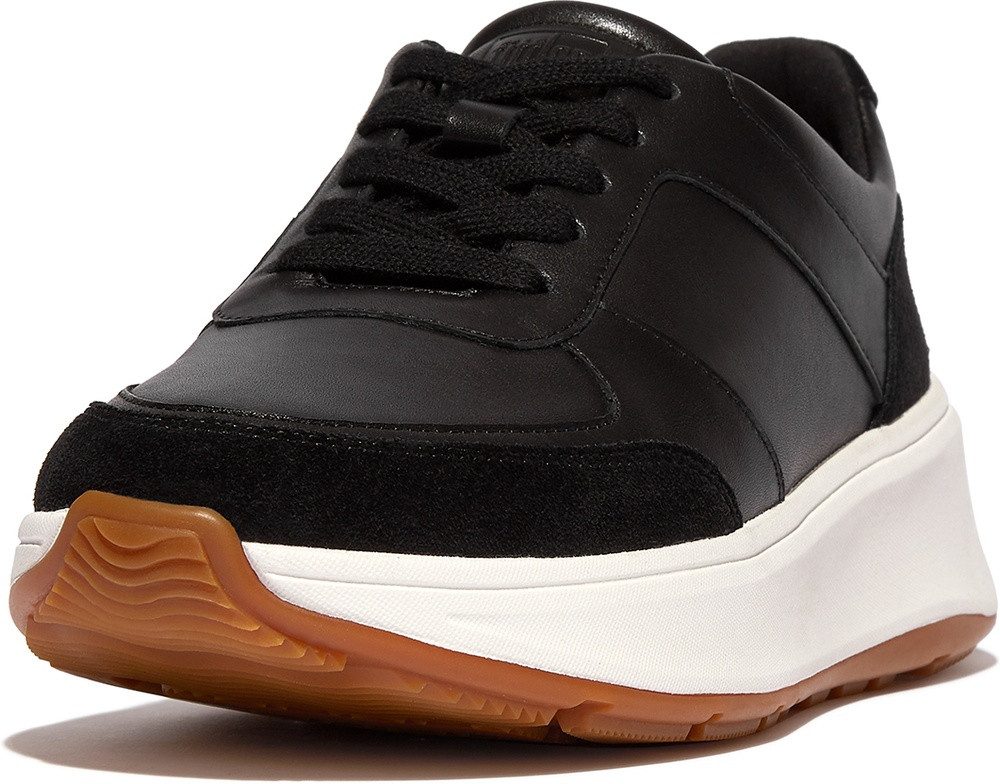 F-Mode Leather/Suede Flatform Sneakers Sneaker