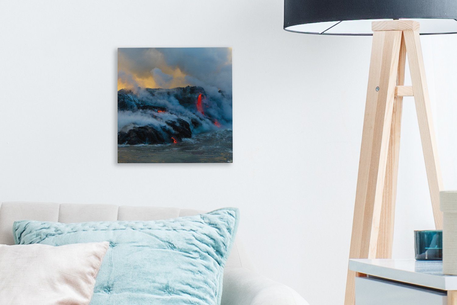 Lava Leinwand St), Bilder in Schlafzimmer für (1 Wohnzimmer Fotodruck, Ozeanien OneMillionCanvasses® Leinwandbild