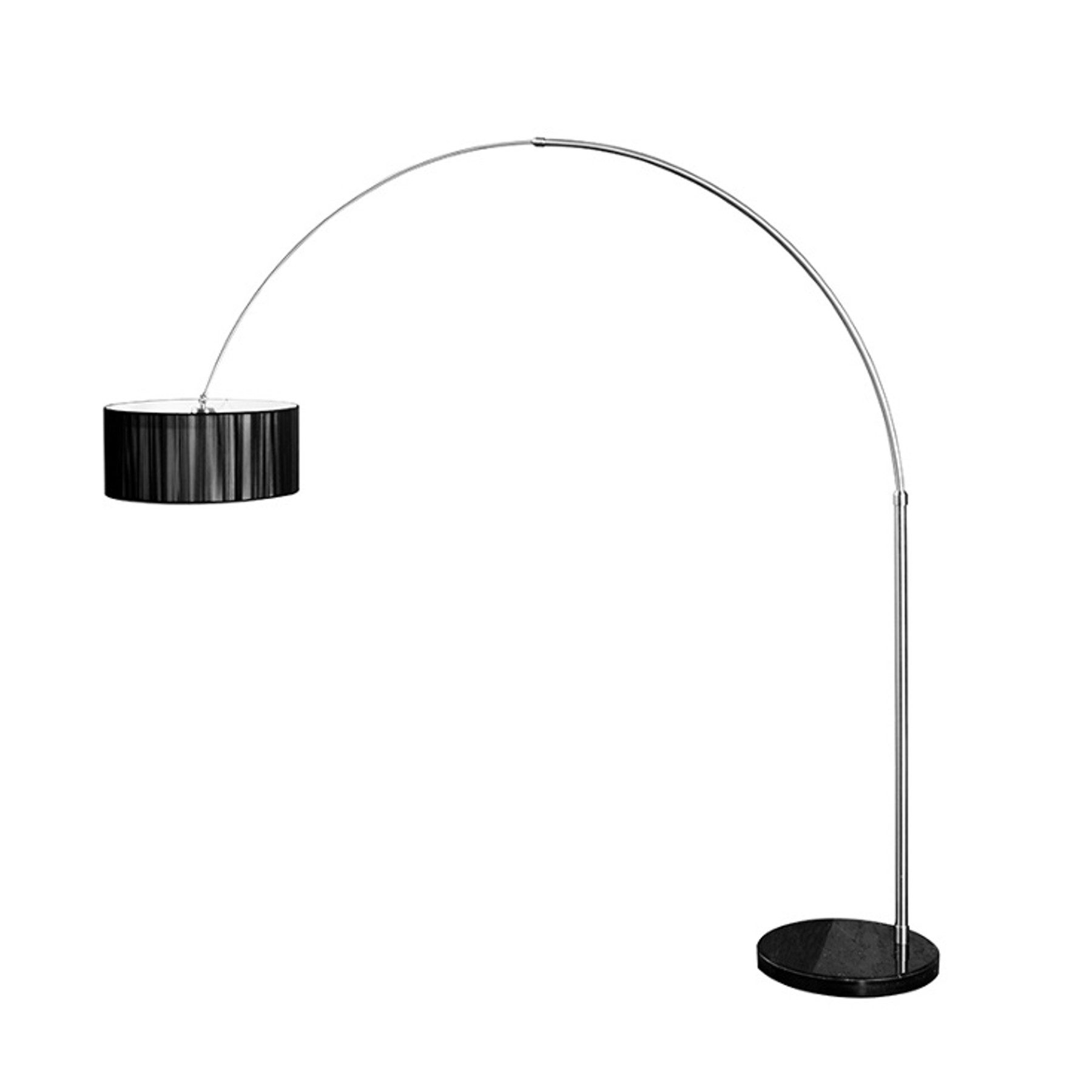 Bogenlampe EXTENSO 230cm schwarz