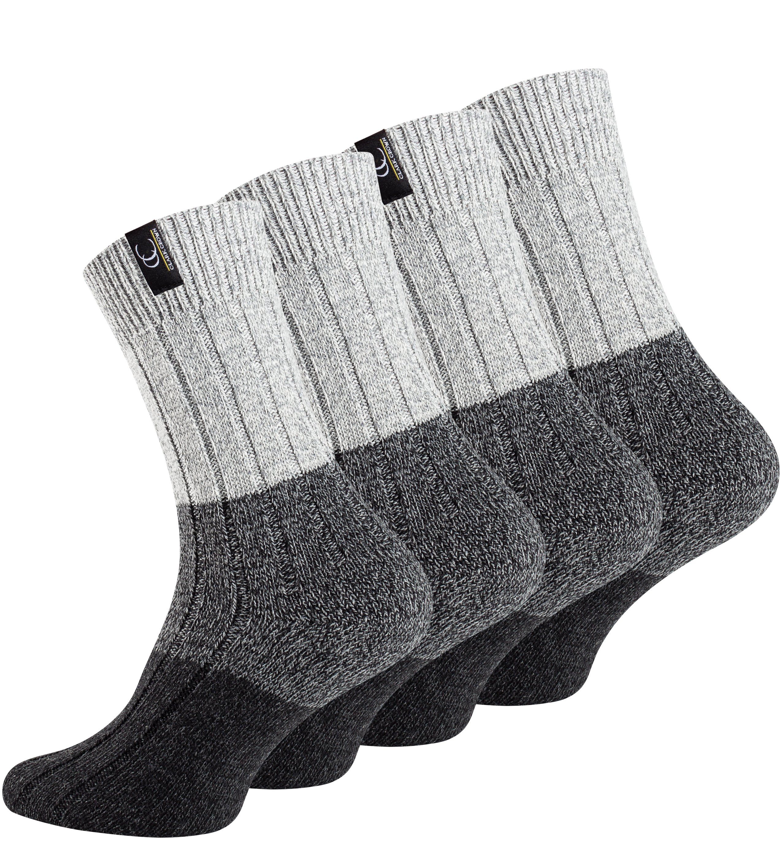 Wäsche/Bademode Socken Clark Crown® Socken (4-Paar) mit Wollanteil