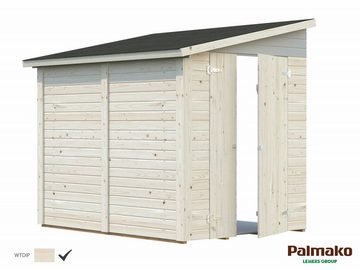Palmako Gerätehaus Mia 3,4 Holz Gartenhaus, BxT: 222x165 cm