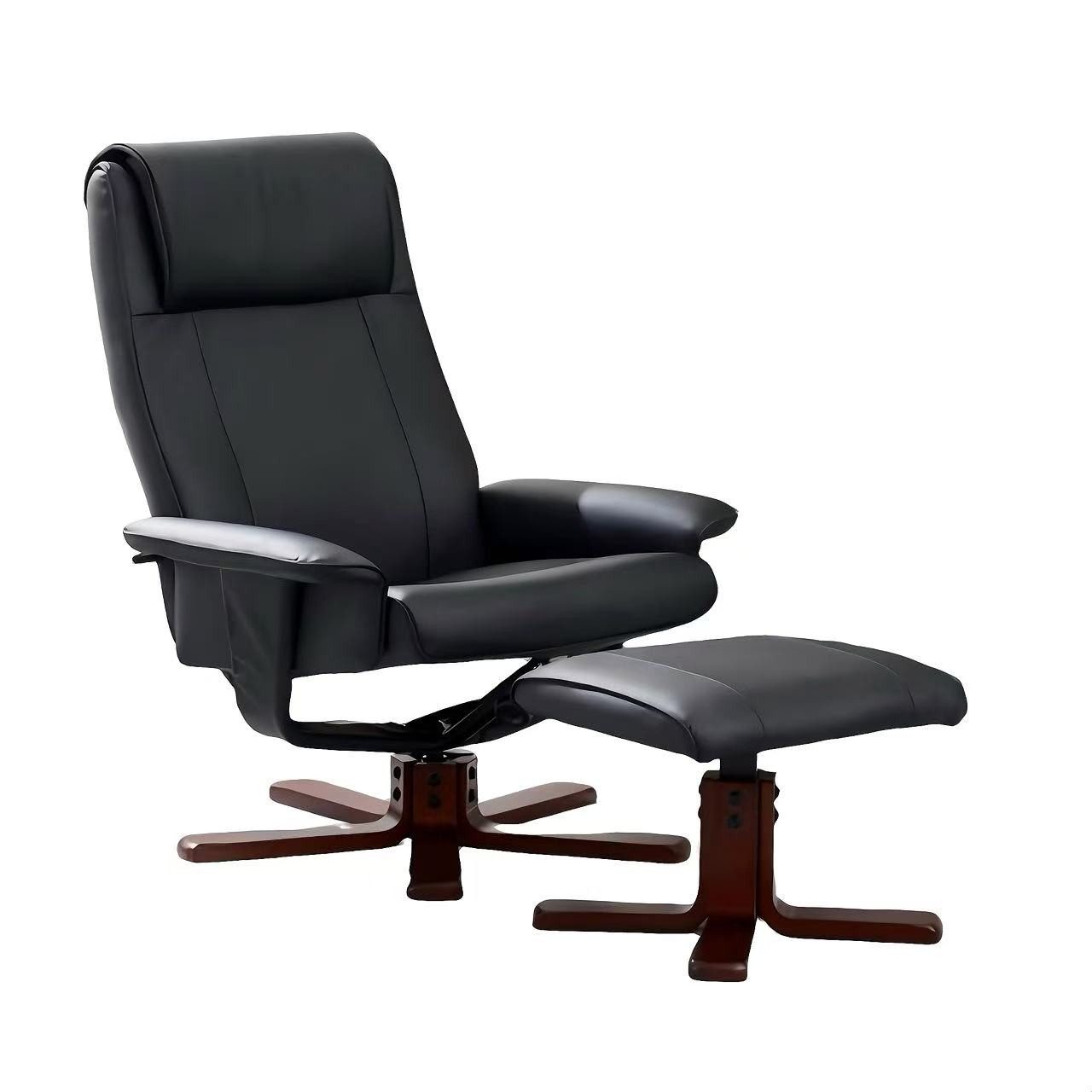 Happy Home Relaxsessel Relaxsessel mit Hocker, Loungesessel für Wohnzimmer & Leseecke