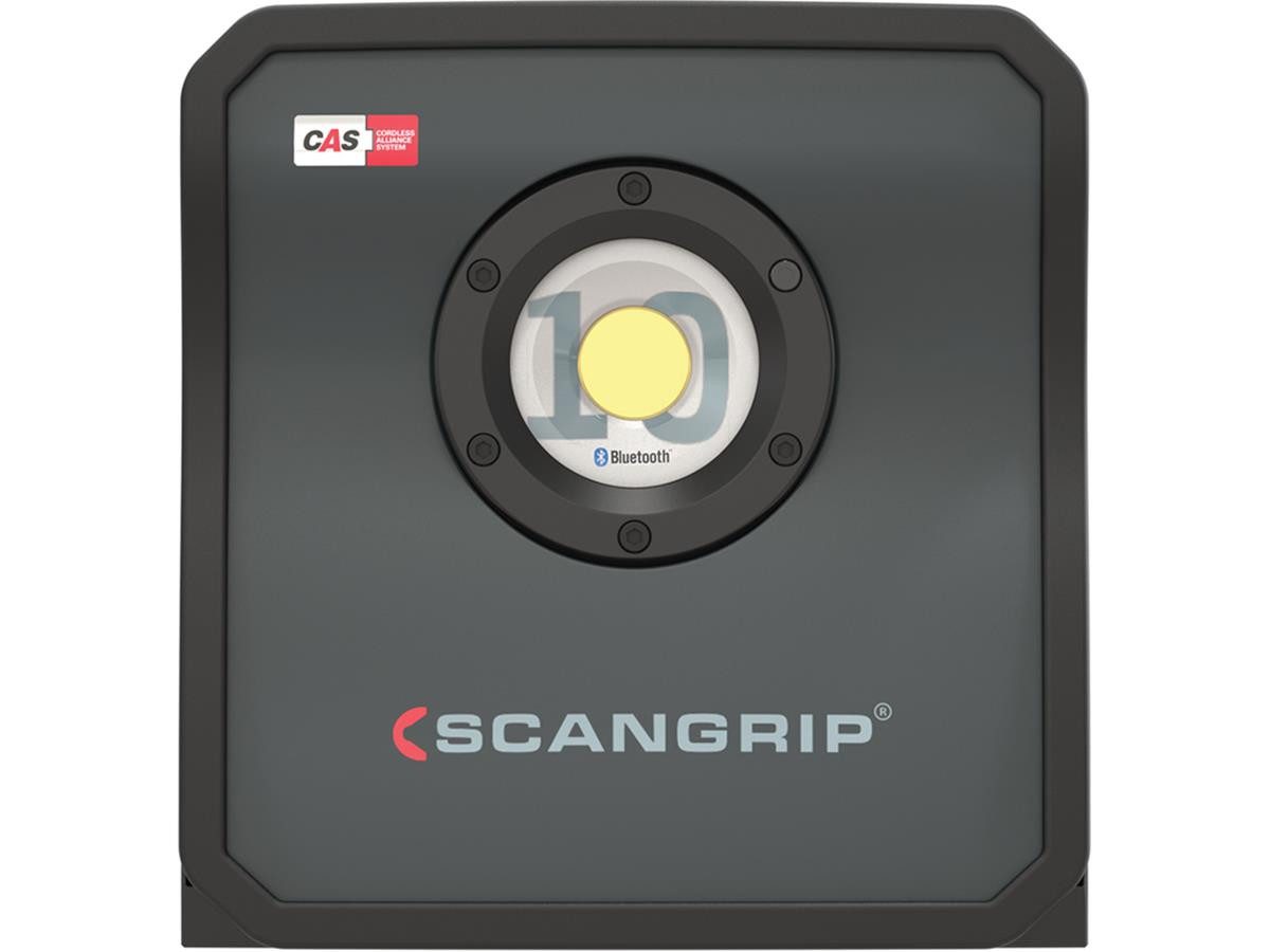 Scangrip Arbeitsleuchte LED-Strahler NOVA 10 CAS - 75 W, LED, Tageslichtweiß, Kombatibel mit dem CAS Akku System