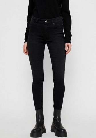 pieces Skinny-fit-Jeans »PCDELLY« Black washe...