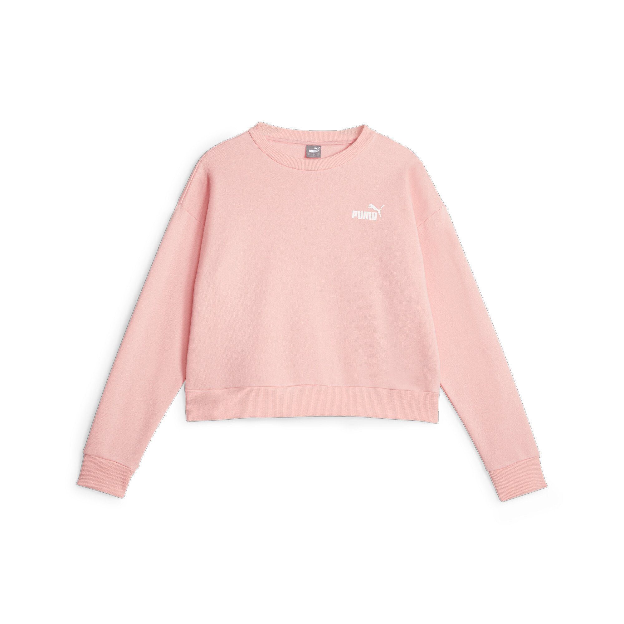 PUMA Sweatshirt ESS+ Sweatshirt Damen Peach Smoothie Pink