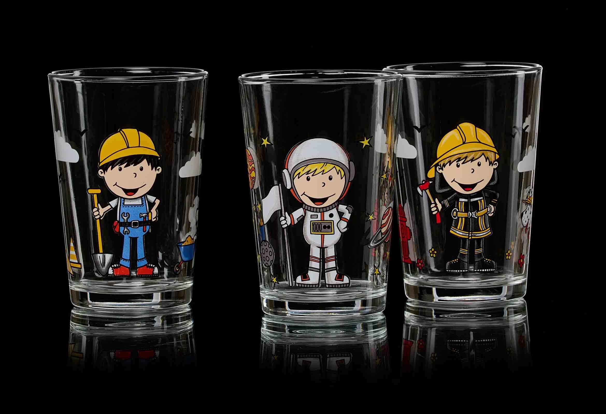 Ritzenhoff & Breker Kinderbecher Berufe Kindergläser 205 ml 9-tlg., 9-tlg., Glas – Bild 4 von 4