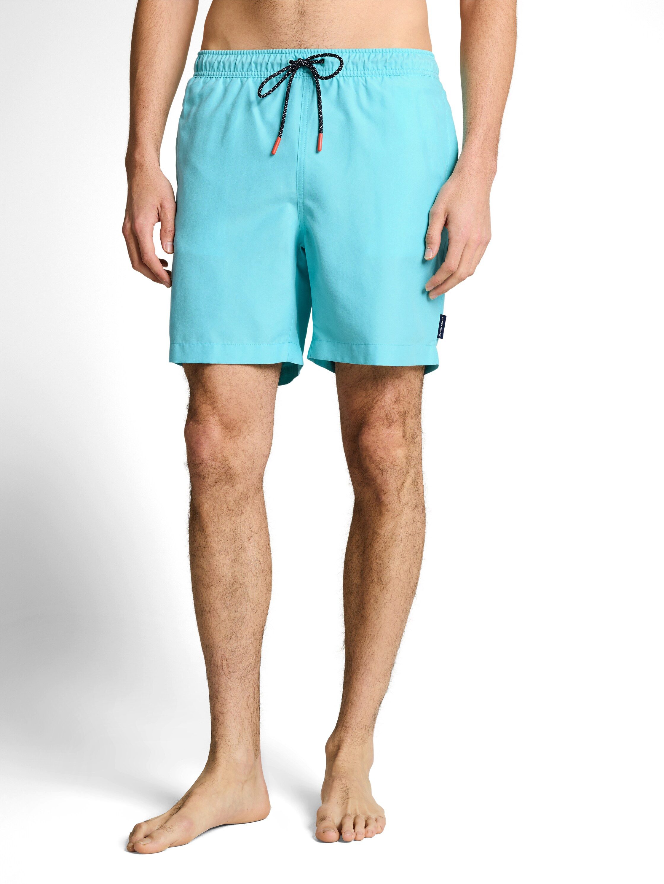 TOM TAILOR Badeshorts unifarben, mit Gummizug und Kordel