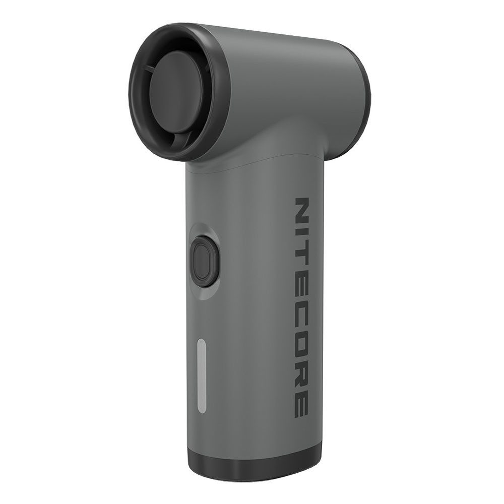 Nitecore Handventilator NEF NANO Mini-Handventilator - Grauer Handlüfter, starker Luftstrom