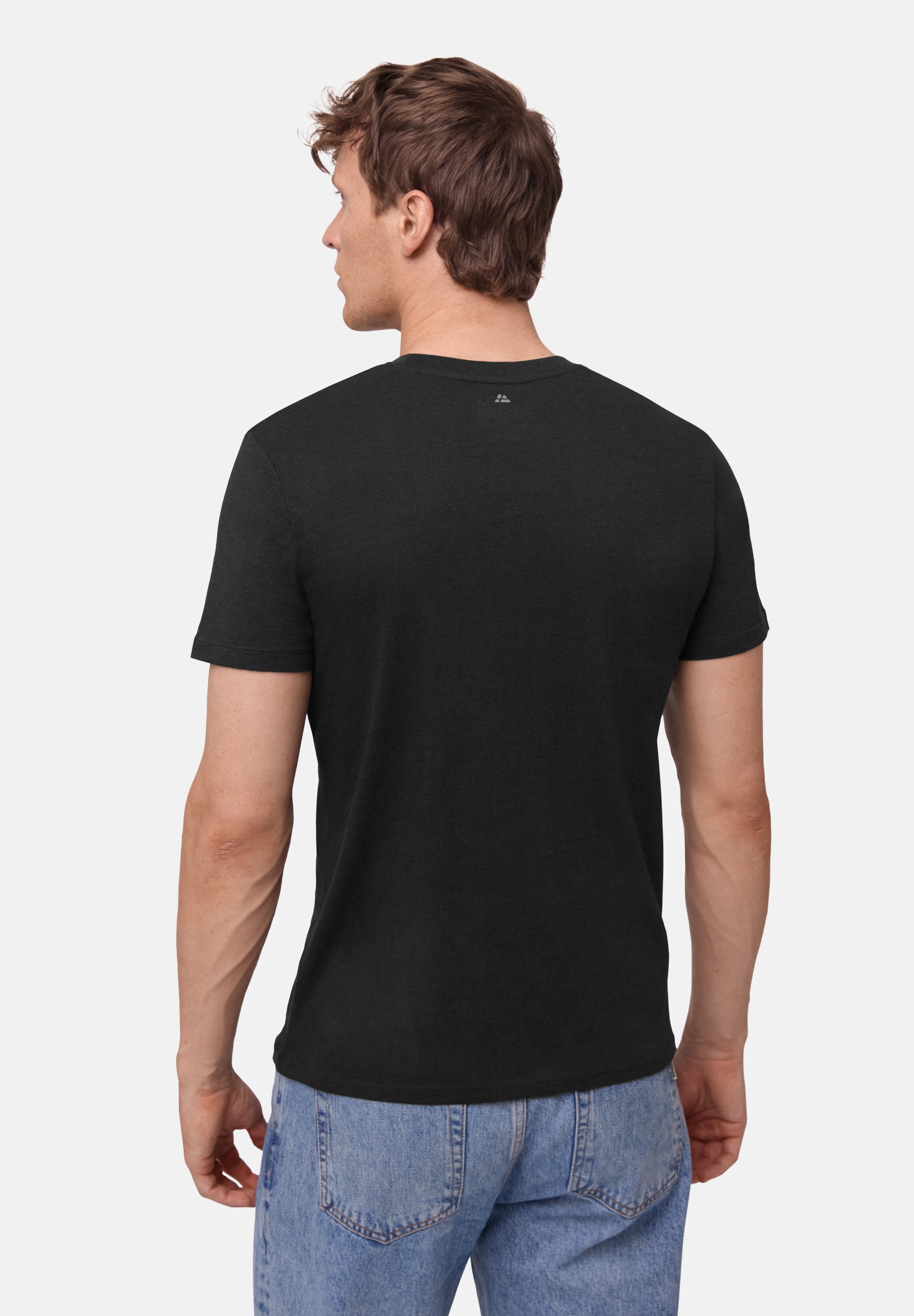DANISH ENDURANCE T-Shirt Basic Crew Neck Herren (4er-Pack) aus Modal & Baumwolle, Rundhals-Ausschnitt