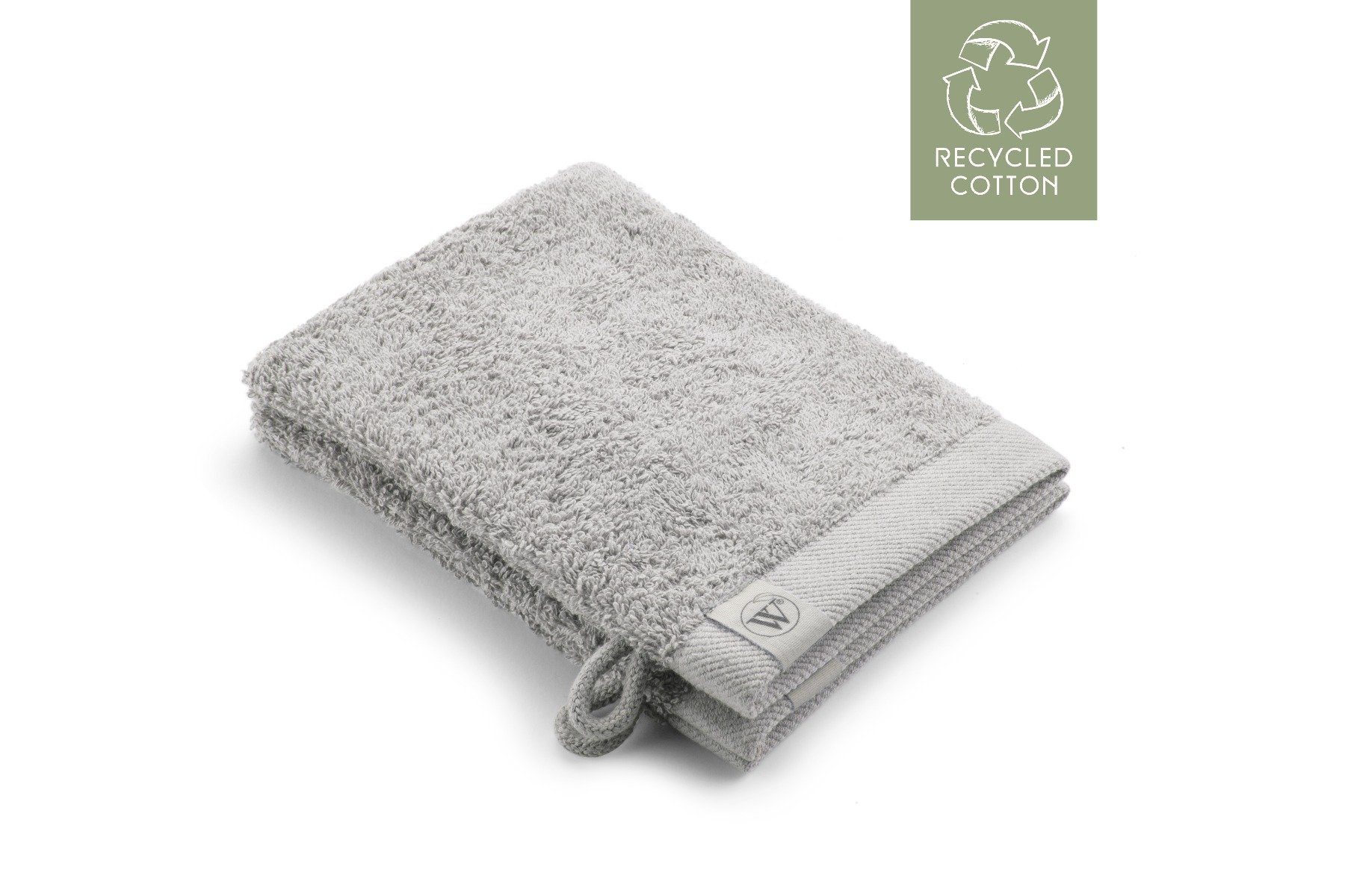 Cotton - 2x 16x21 Waschhandschuh Sand Baumwolle cm, Walra (1-St) Handtuch Remade