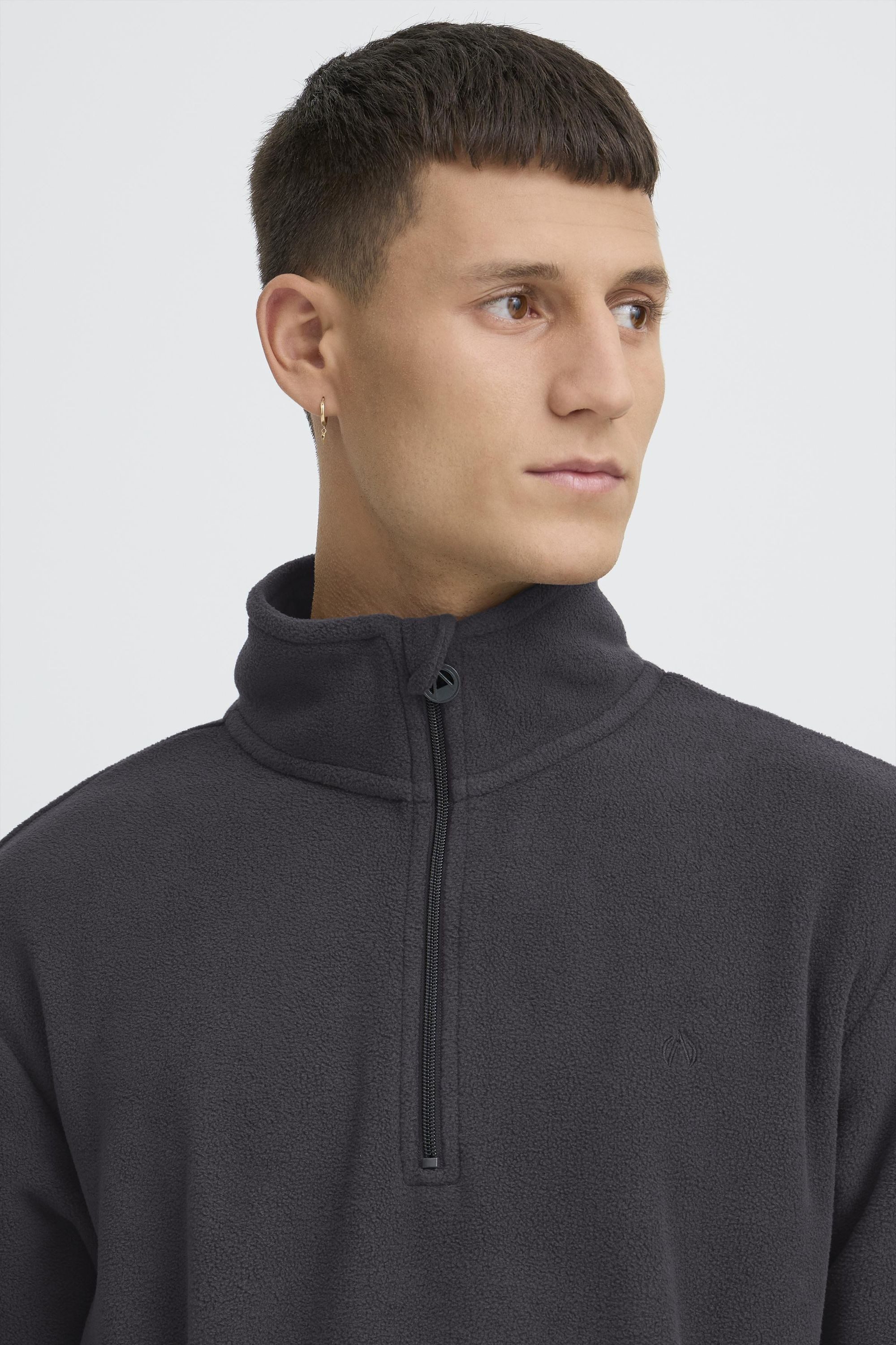 North Bend Troyer NBCotas M Atmungsaktiver Fleecepullover mit Troyer Kragen