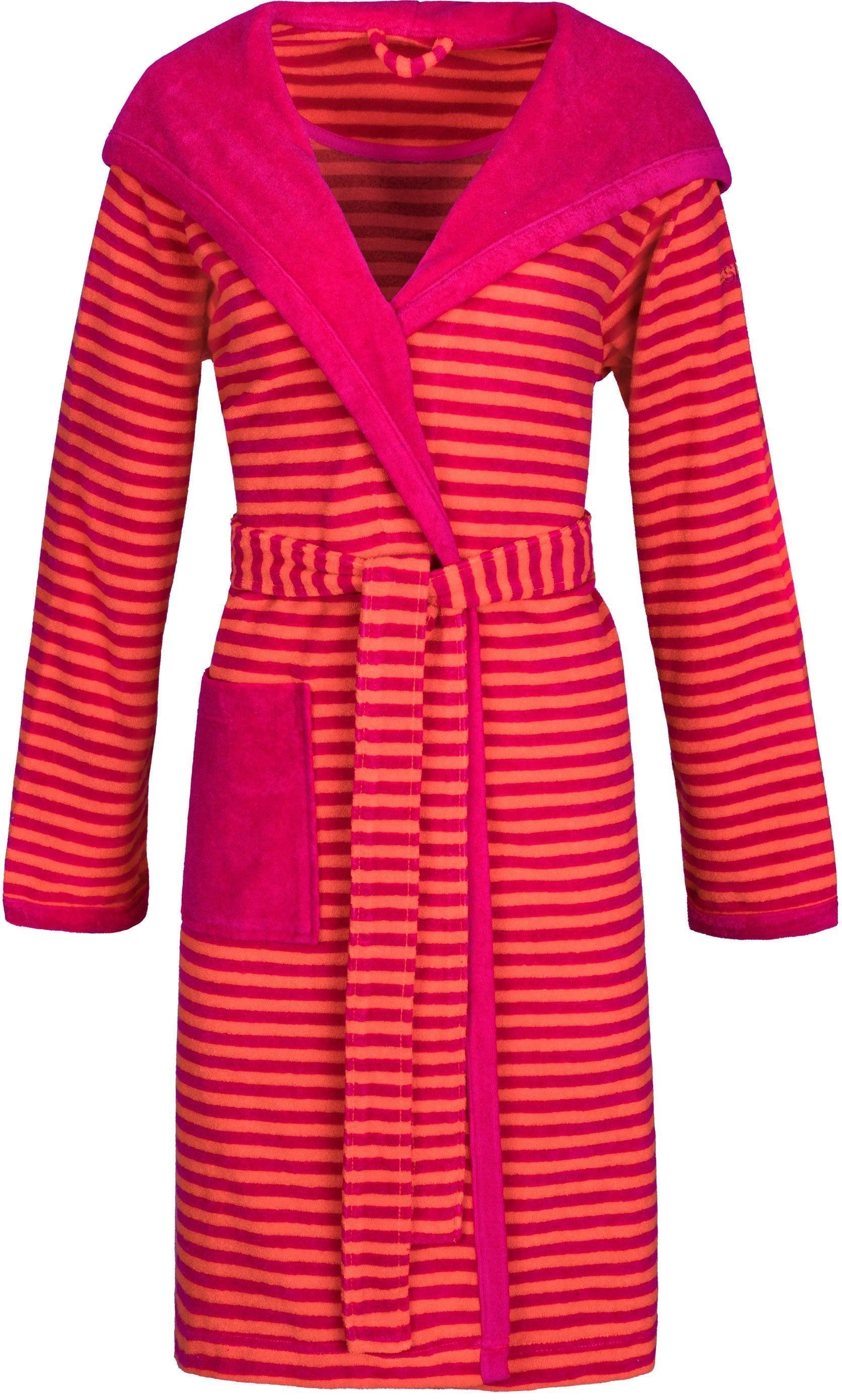 Esprit Damenbademantel Striped Hoody, ideal für Sauna & Spa, Hotelbademante günstig online kaufen