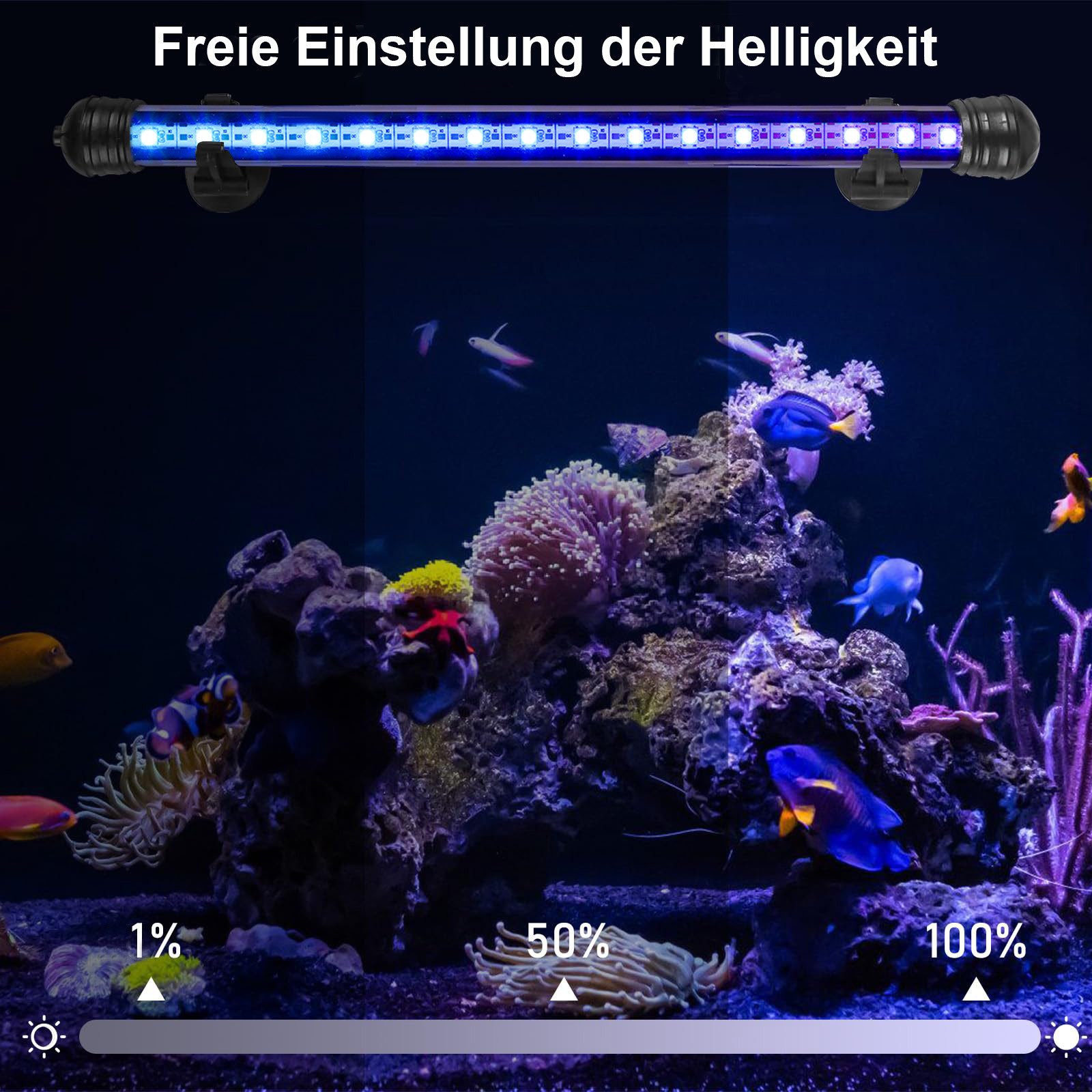 Jibenhome Aquarium-Beleuchtungssteuerung LED Aquarium Beleuchtung RGB,Fernb günstig online kaufen