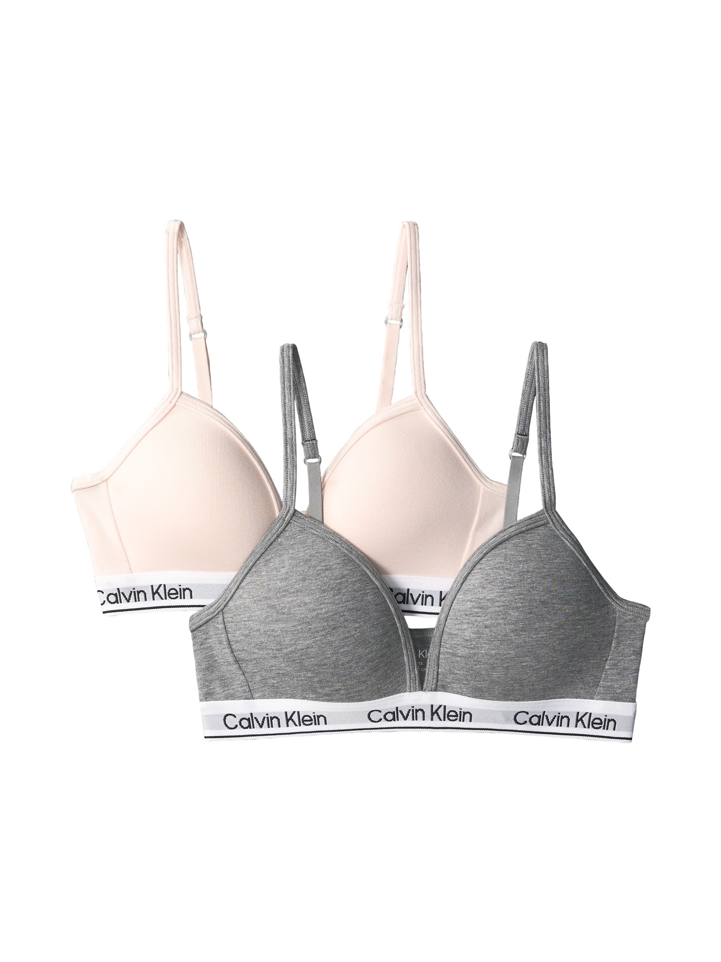 Calvin Klein Underwear Triangel-BH 2PK TRIANGLE (Packung, 2-tlg., 2er-Pack) mit Logobund