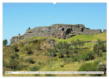 CALVENDO Wandkalender Inkabauten in PERU, Bauwerke eines großen Reiches (Premium, hochwertiger DIN A2 Wandkalender 2023, Kunstdruck in Hochglanz)